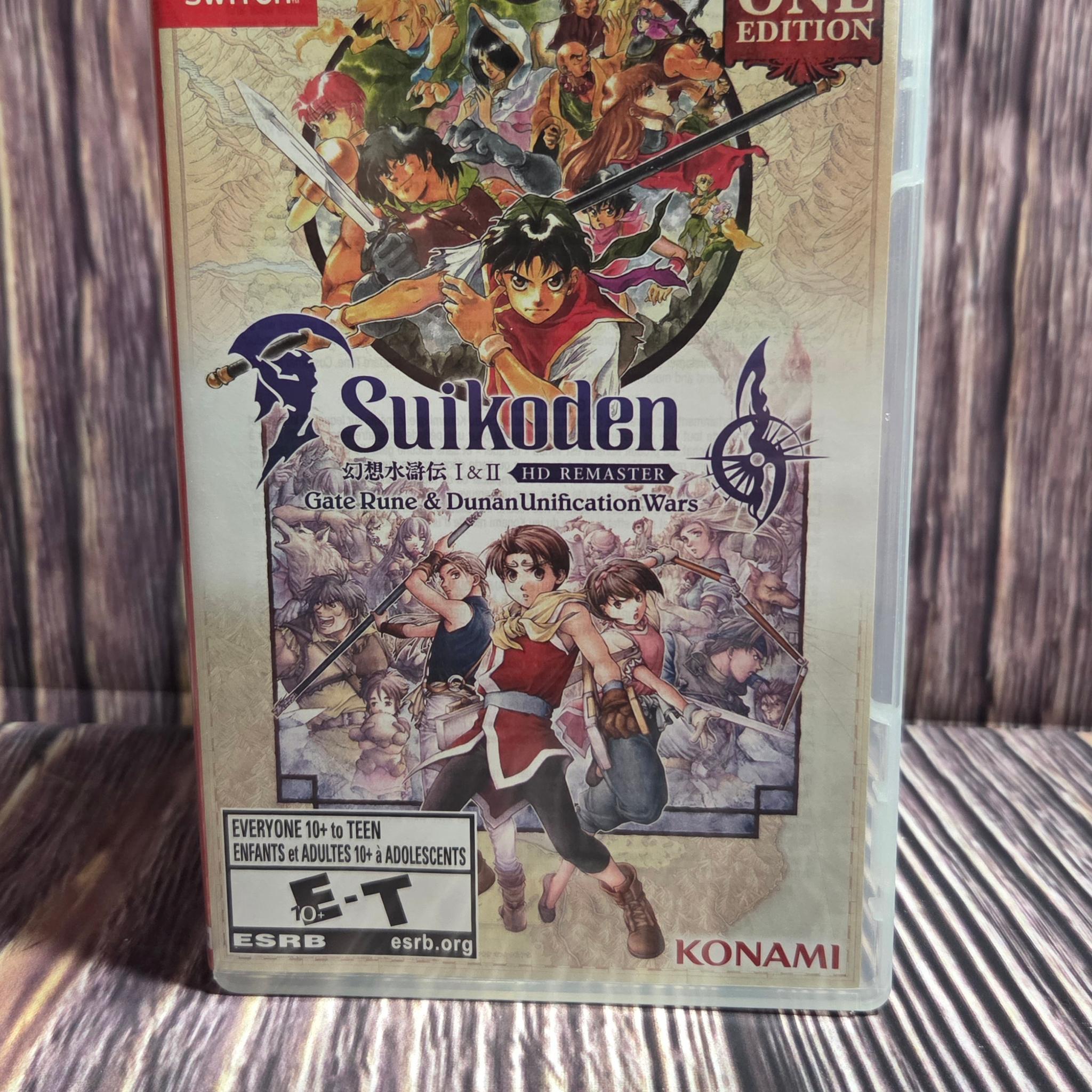 Suikoden I&II HD Remaster Gate Rune and Dunan Unification Wars Nintendo Switch Day One Edition