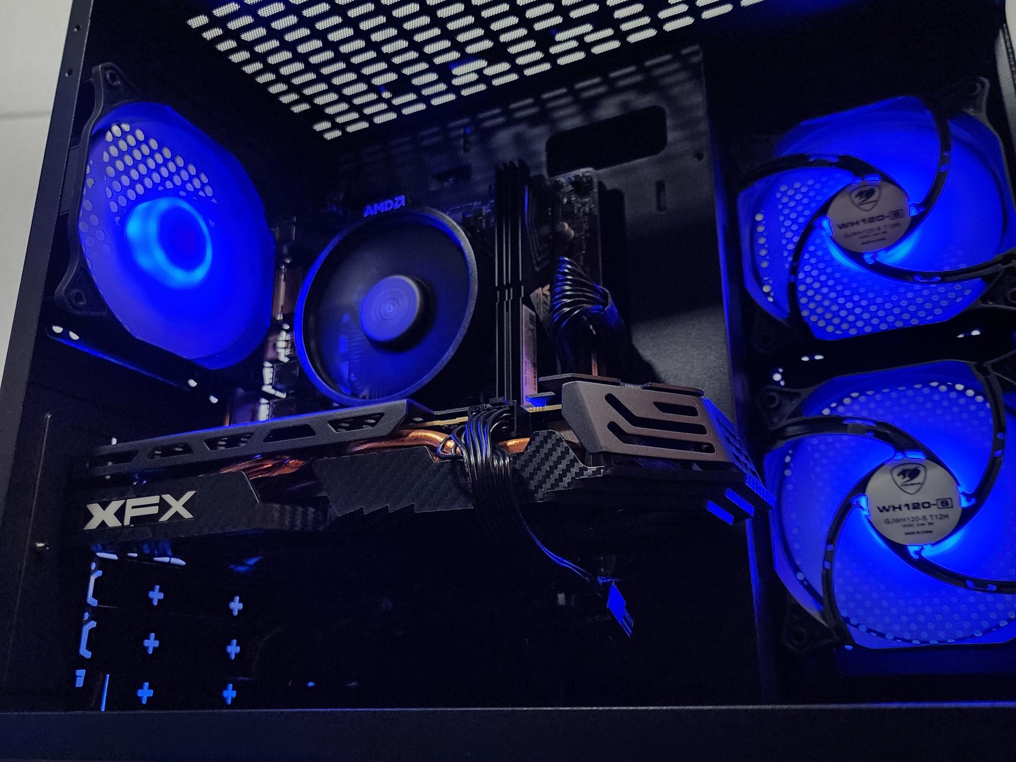 💙🖤💜 XFX RX 580 8GB // AMD Ryzen 5 1600AF // Neo Forza 16GB 3600MHz