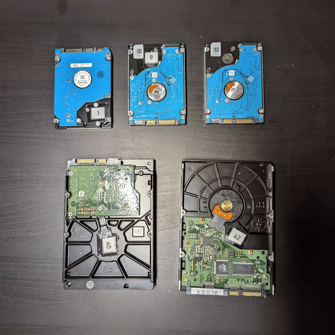 Lot of 5 Various Hard Drives | Read Description