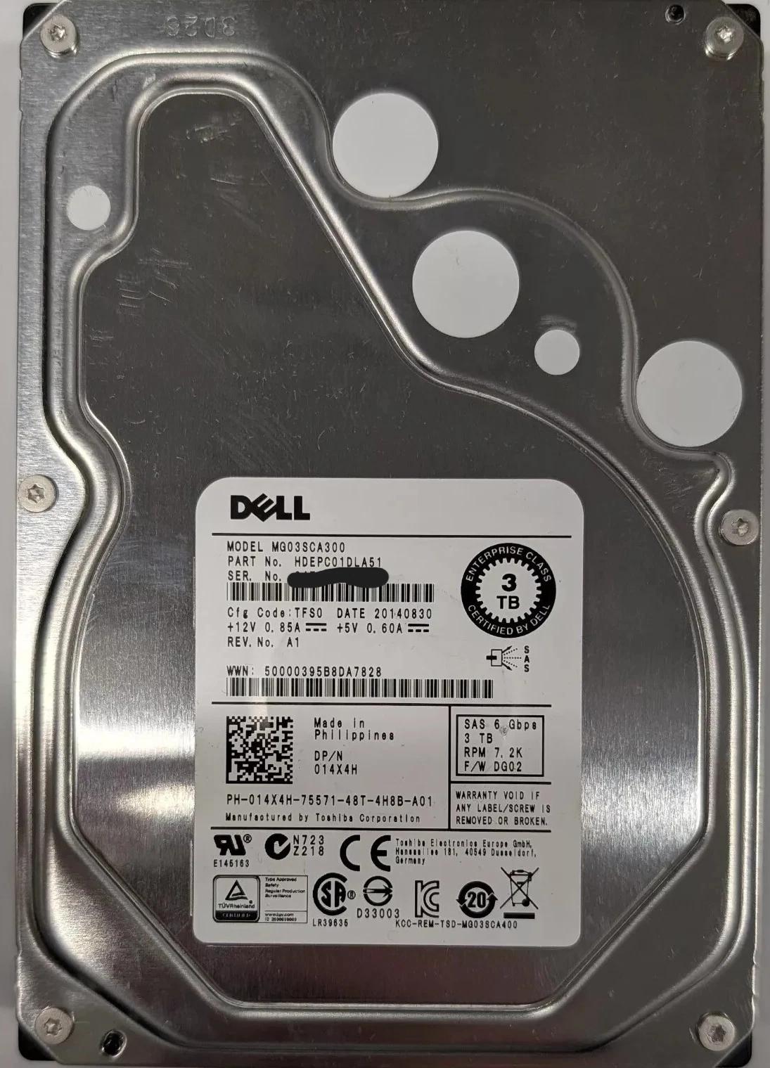 Dell 014X4H 3TB
