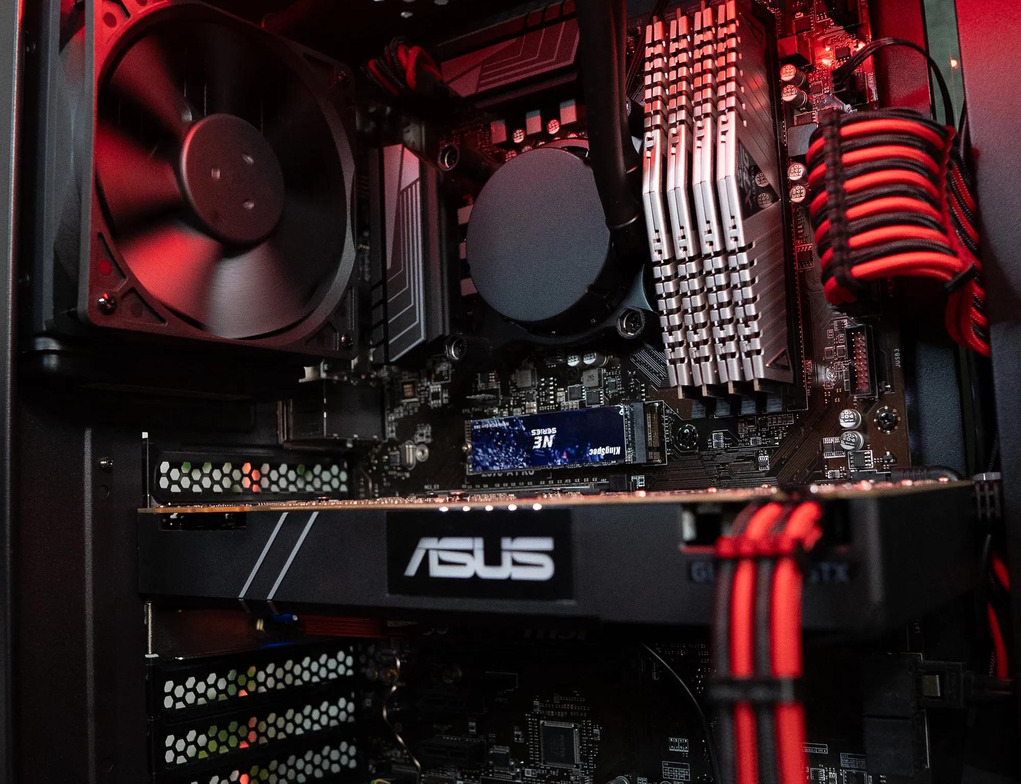 🩸🩸 | ASUS GTX 1070Ti 8GB | INTEL i7 8700K | 32GB RAM | 2TB | iBuyPower - Ruby Rocket