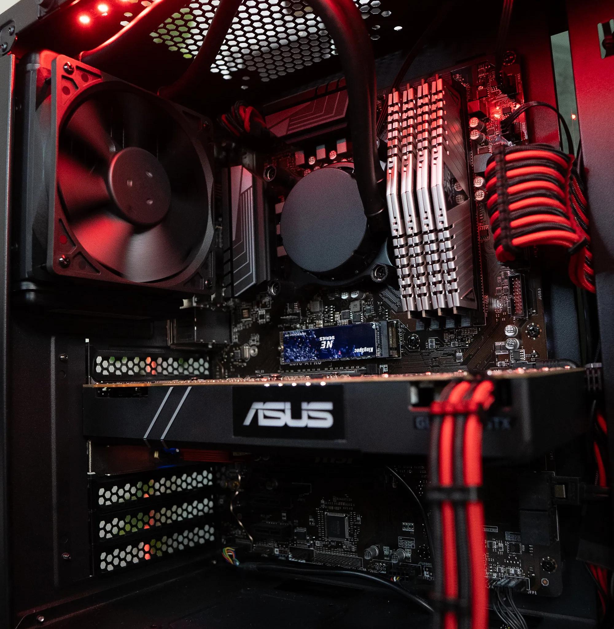 🩸🩸 | ASUS GTX 1070Ti 8GB | INTEL i7 8700K | 32GB RAM | 2TB | iBuyPower - Ruby Rocket