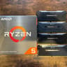 Ryzen 5 5600X CPU with Cooler+32GB (4x8GB) DDR4-3200MHz CL16 Corsair Vengeance RGB PRO RAM Memory