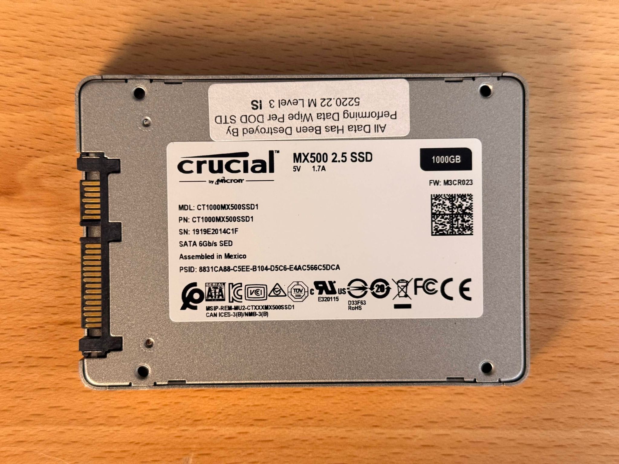 Crucial M500 1TB
