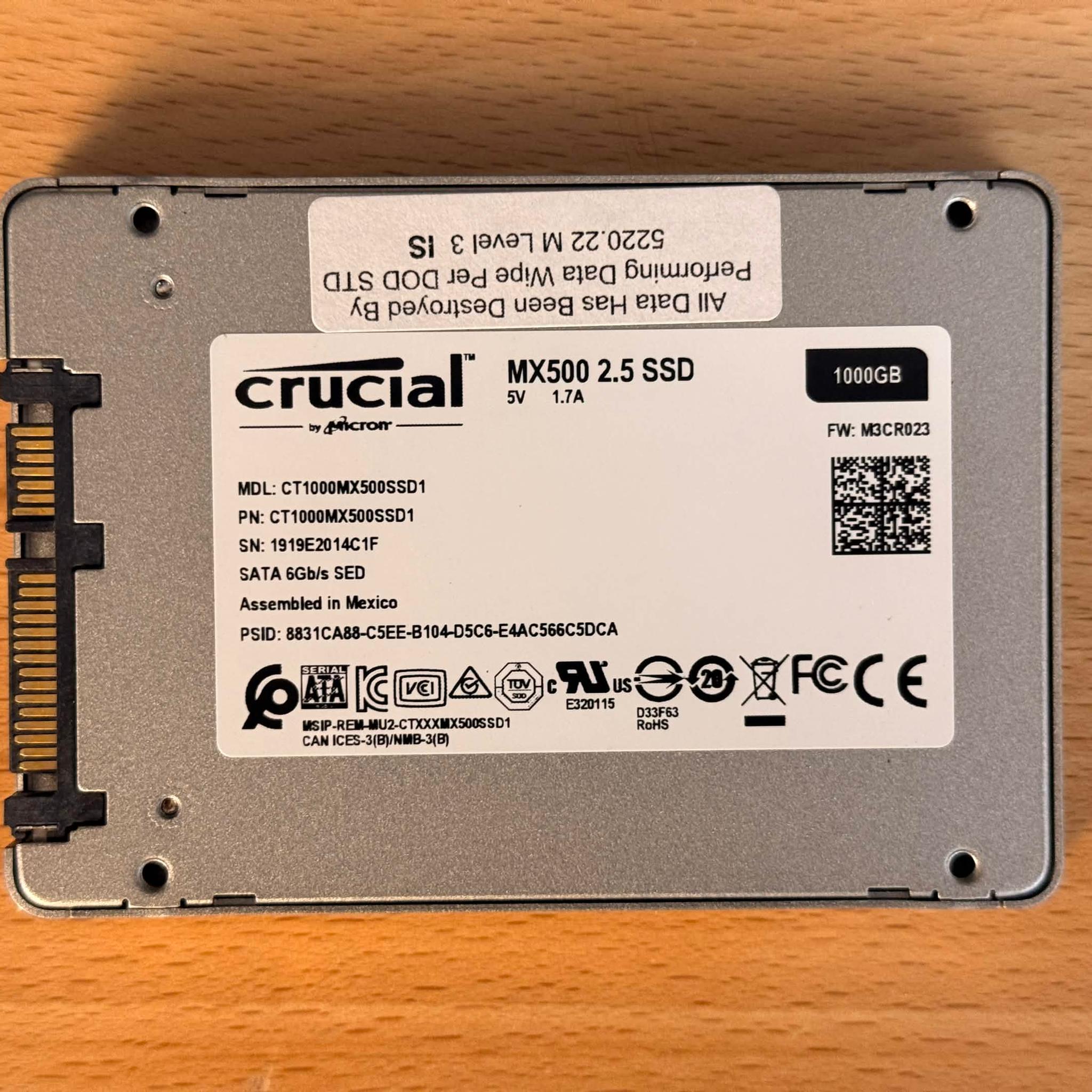 Crucial M500 1TB