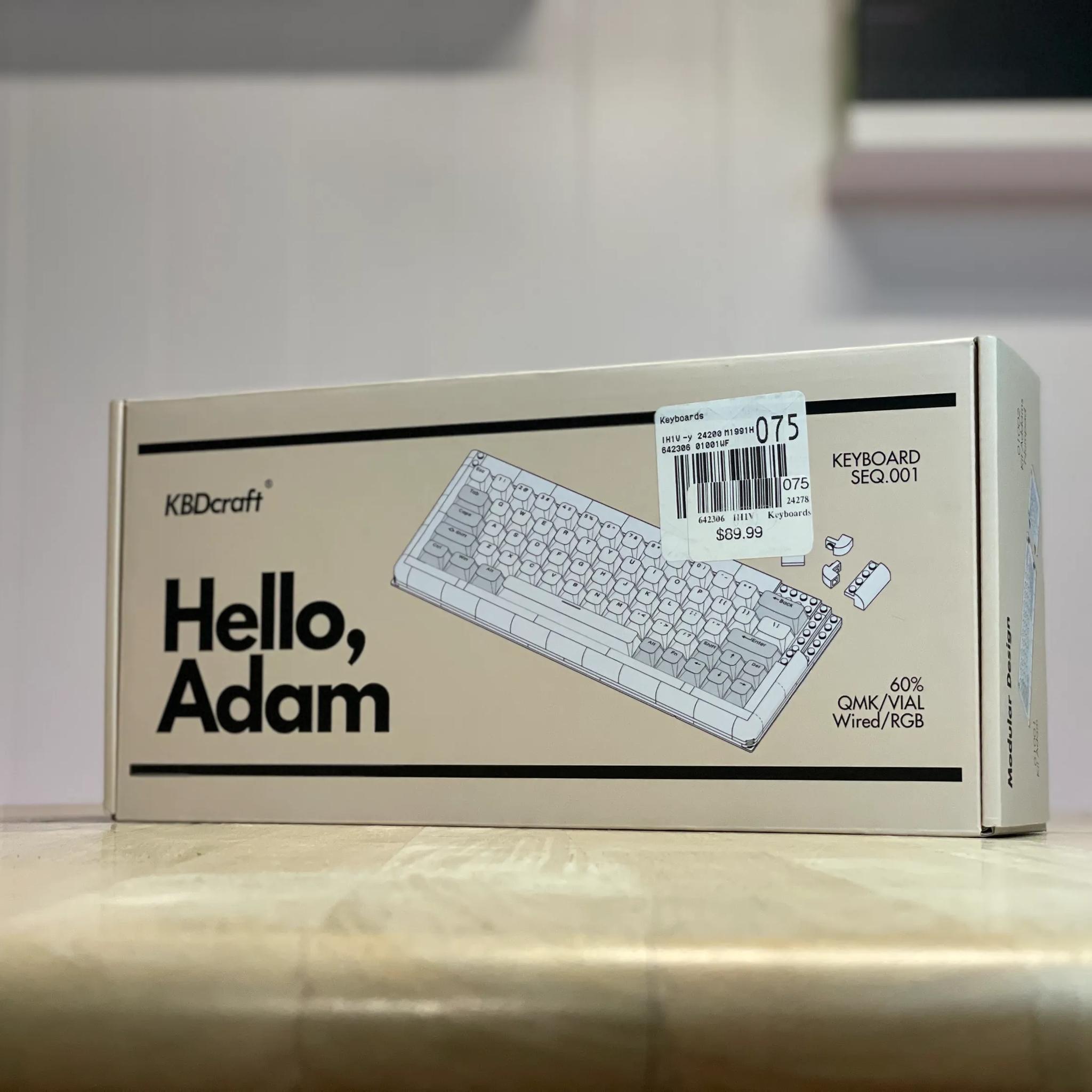 KBD CRAFT Adam 60% Full Keyboard kit (White)