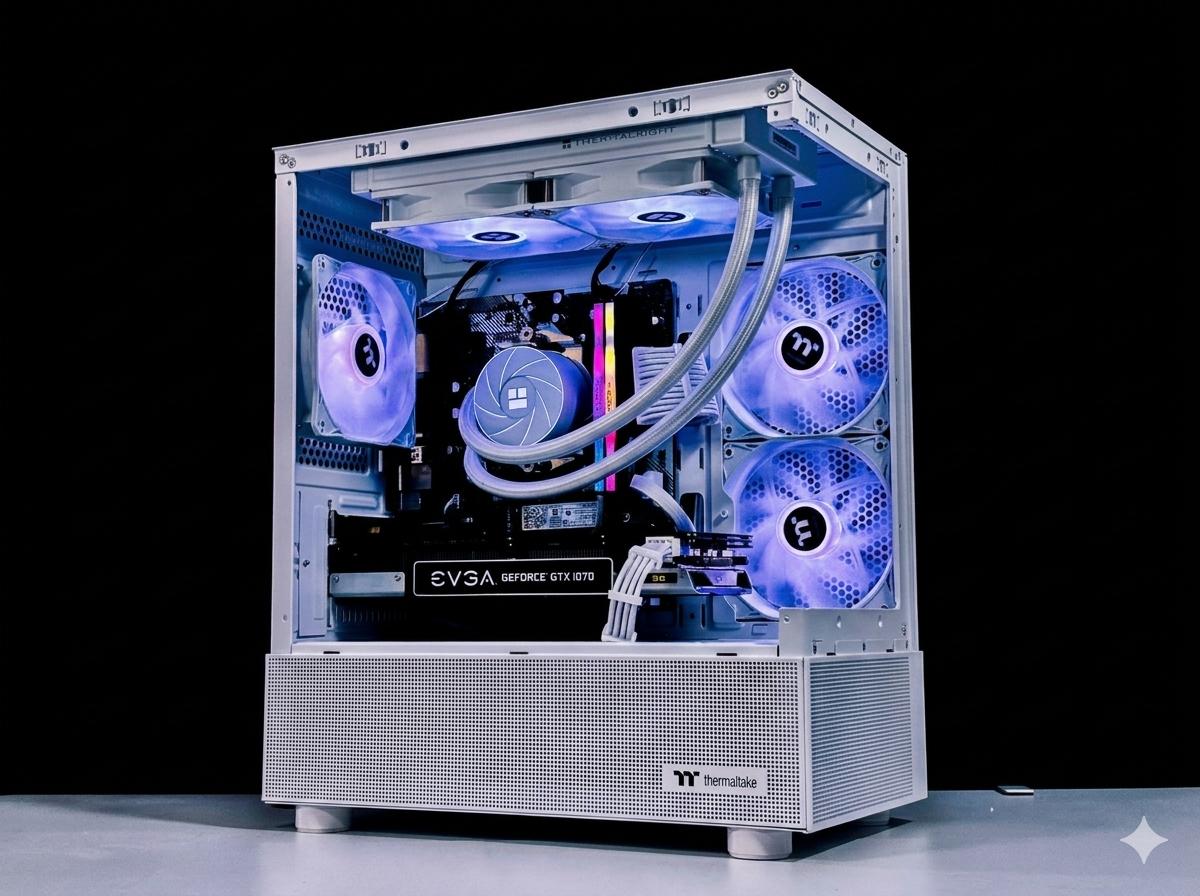 💙⚓️Atlas⚓️🌊Gaming Pc🌊 Nvidia GTX 1070 8GB🌊 AMD Ryzen 5 3600 6 core 🌊 16GB DDR4 🌊 512GB NVME SSD
