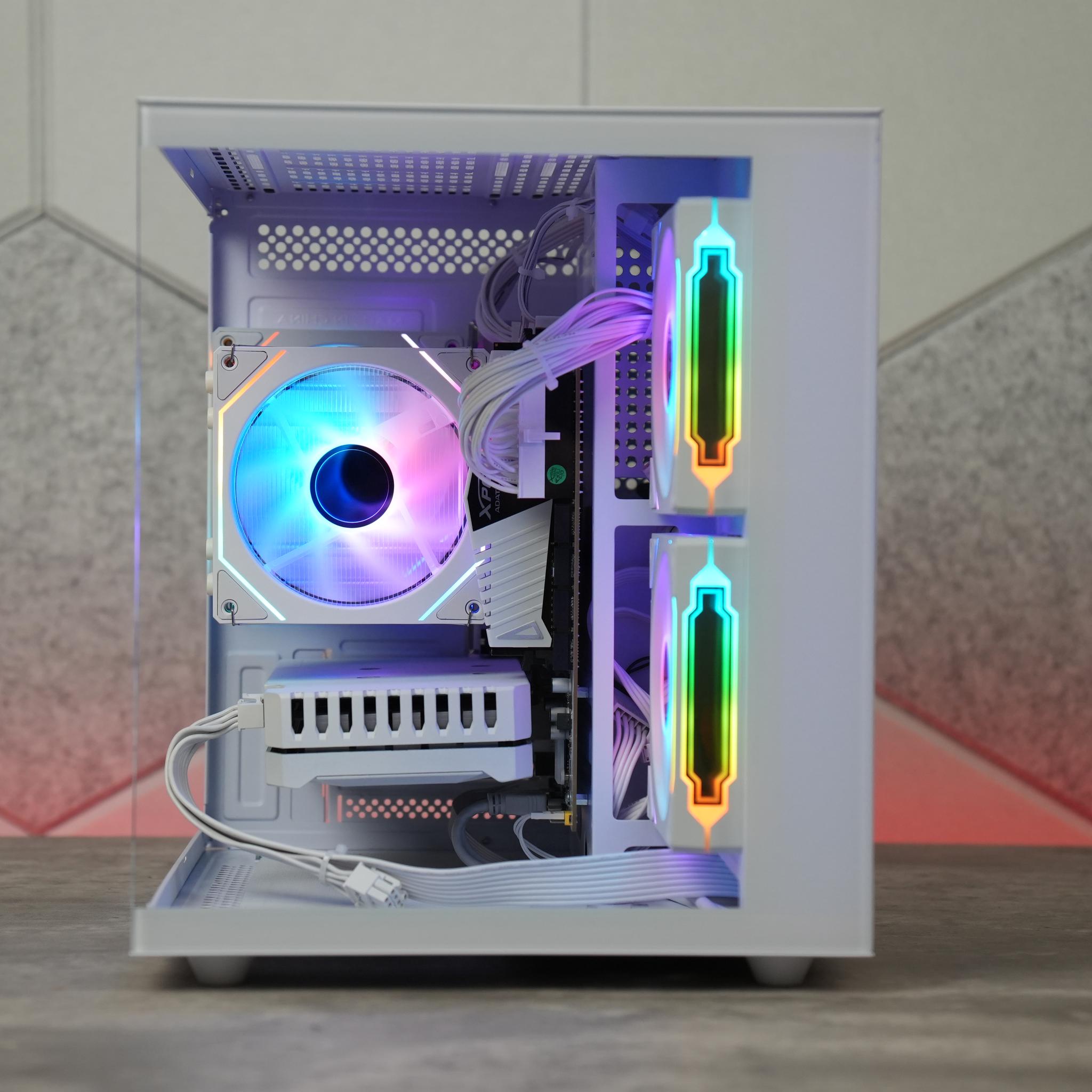 White out Gaming PC | RTX 2060 | RYZEN 7  | 16GB RAM | 512GB SSD | WINDOWS 11 | WIFI & BT