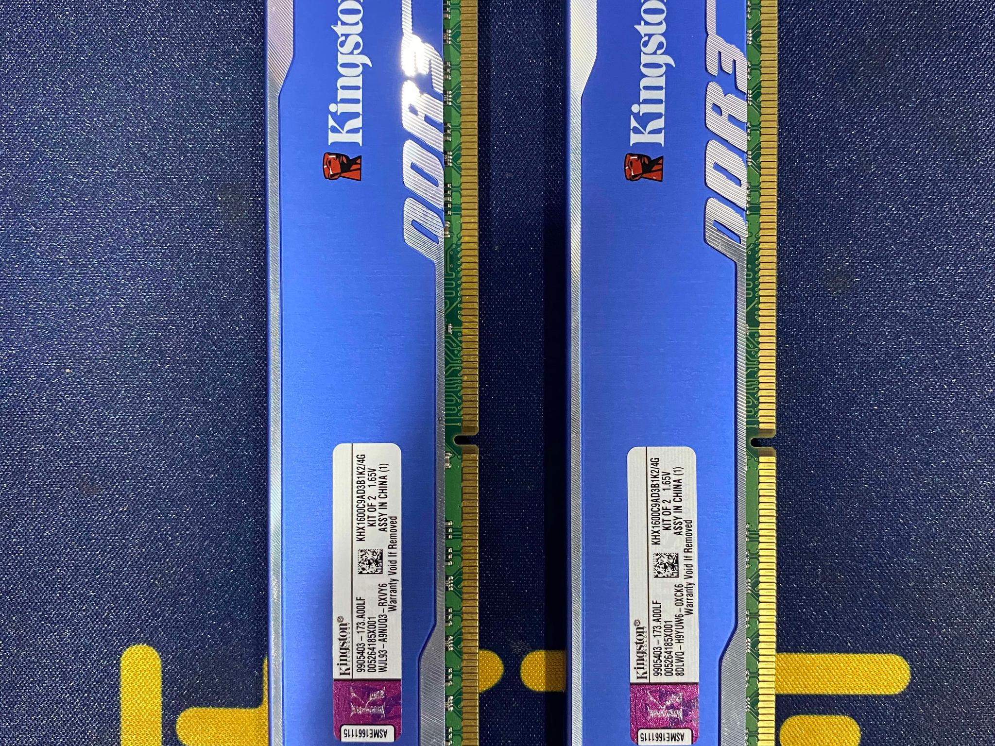 Hyper X Fury Blue 4 GB DDR3 (2x2gb)