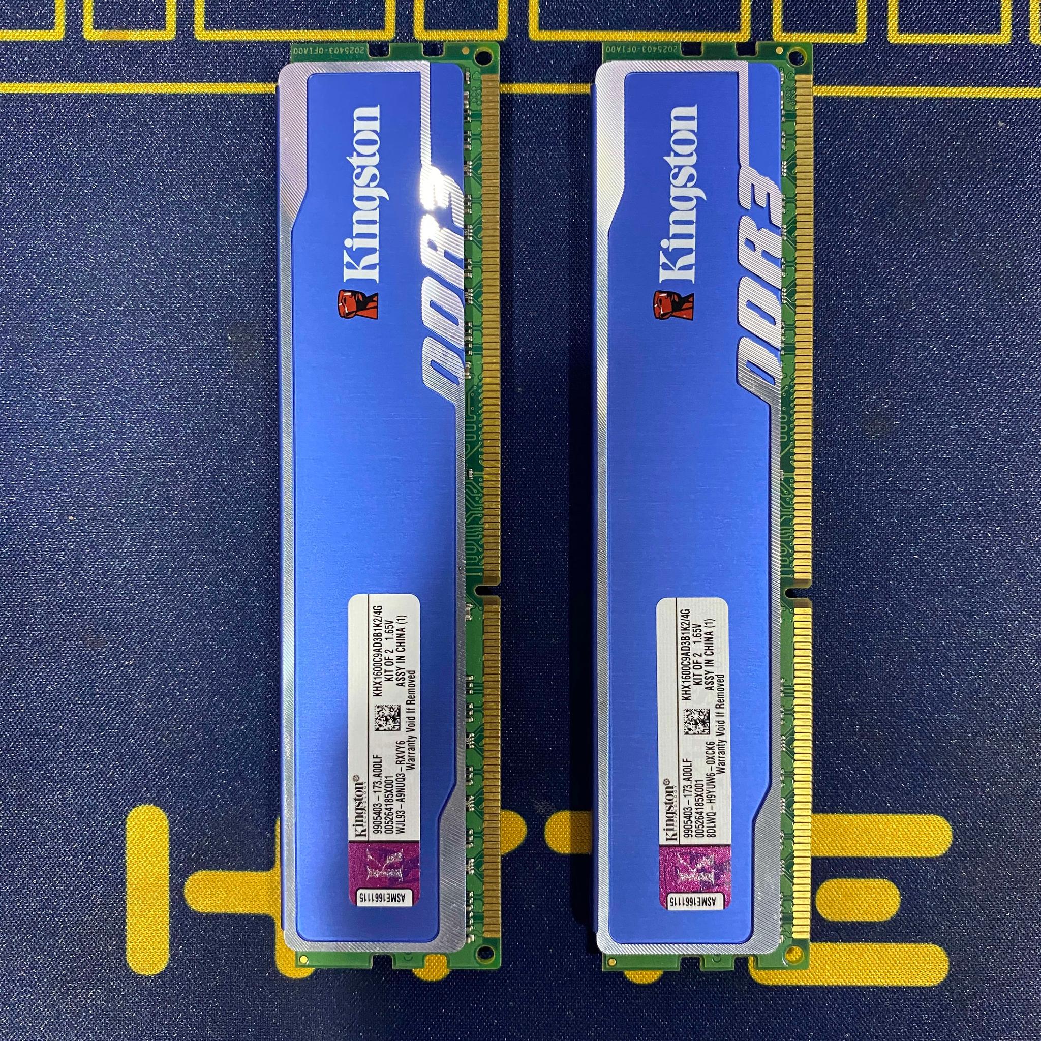 Hyper X Fury Blue 4 GB DDR3 (2x2gb)