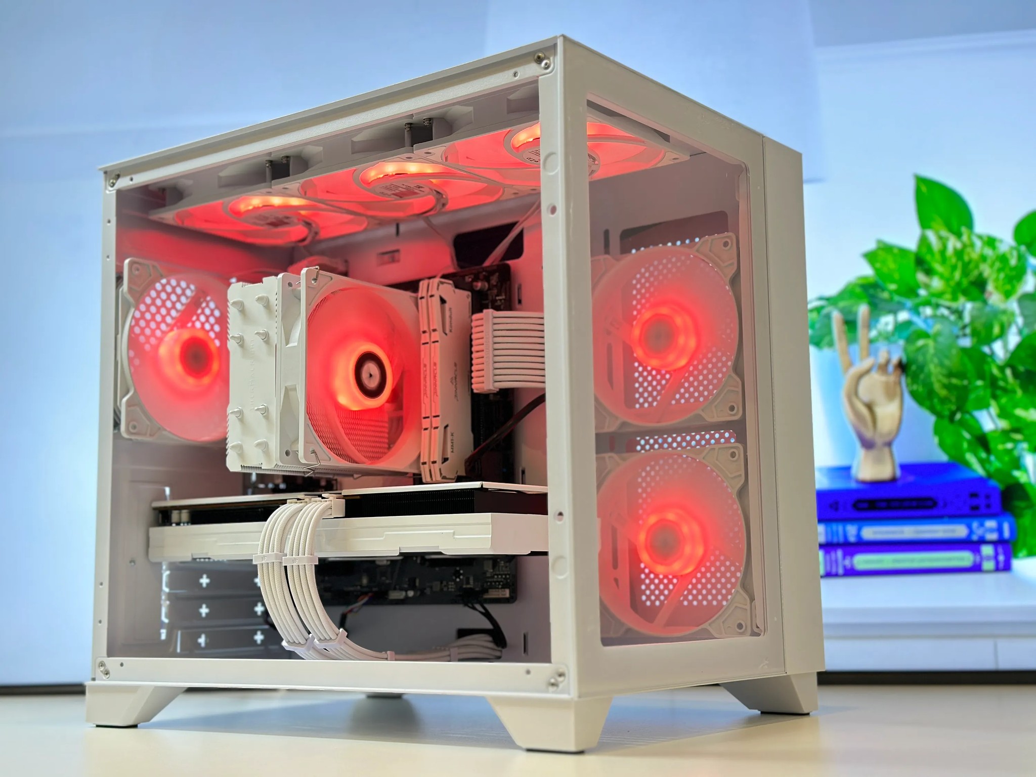 🤍🏔️Alaska🏔️❄️Gaming PC❄️AMD RX VEGA 56 8GB❄️Intel 12100F❄️16GB DDR4❄️1TB NVME SSD