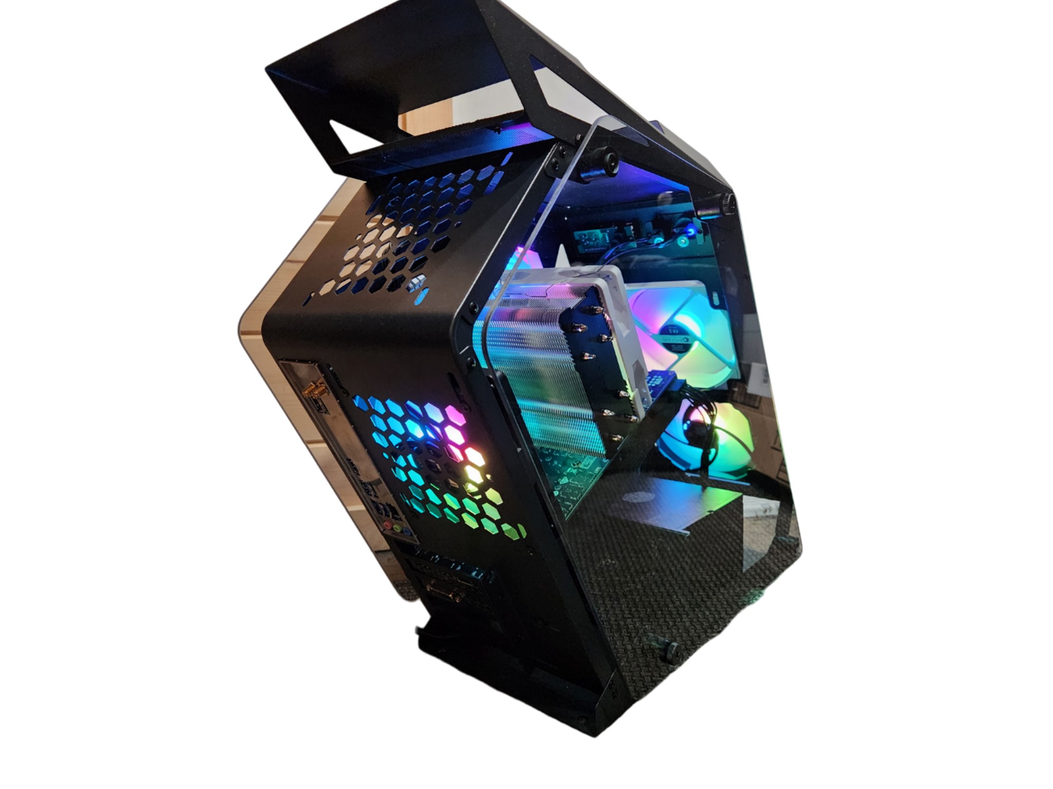 🚁Chopper🥷: GTX 1080 + Ryzen 7 + 1TB SSD + 16GB RGB RAM + 4 RGB Fans (Angled RGB Gaming PC)