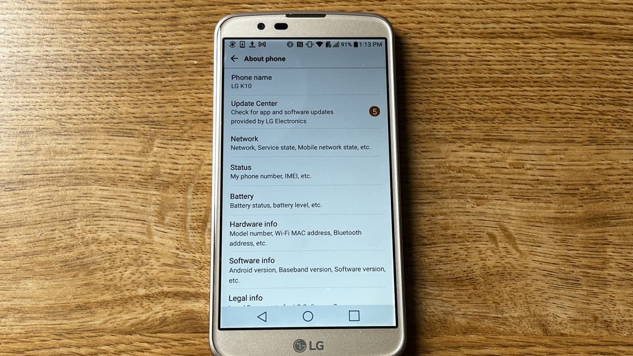 LG K10 K428 - 16GB - Gold Smartphone Device