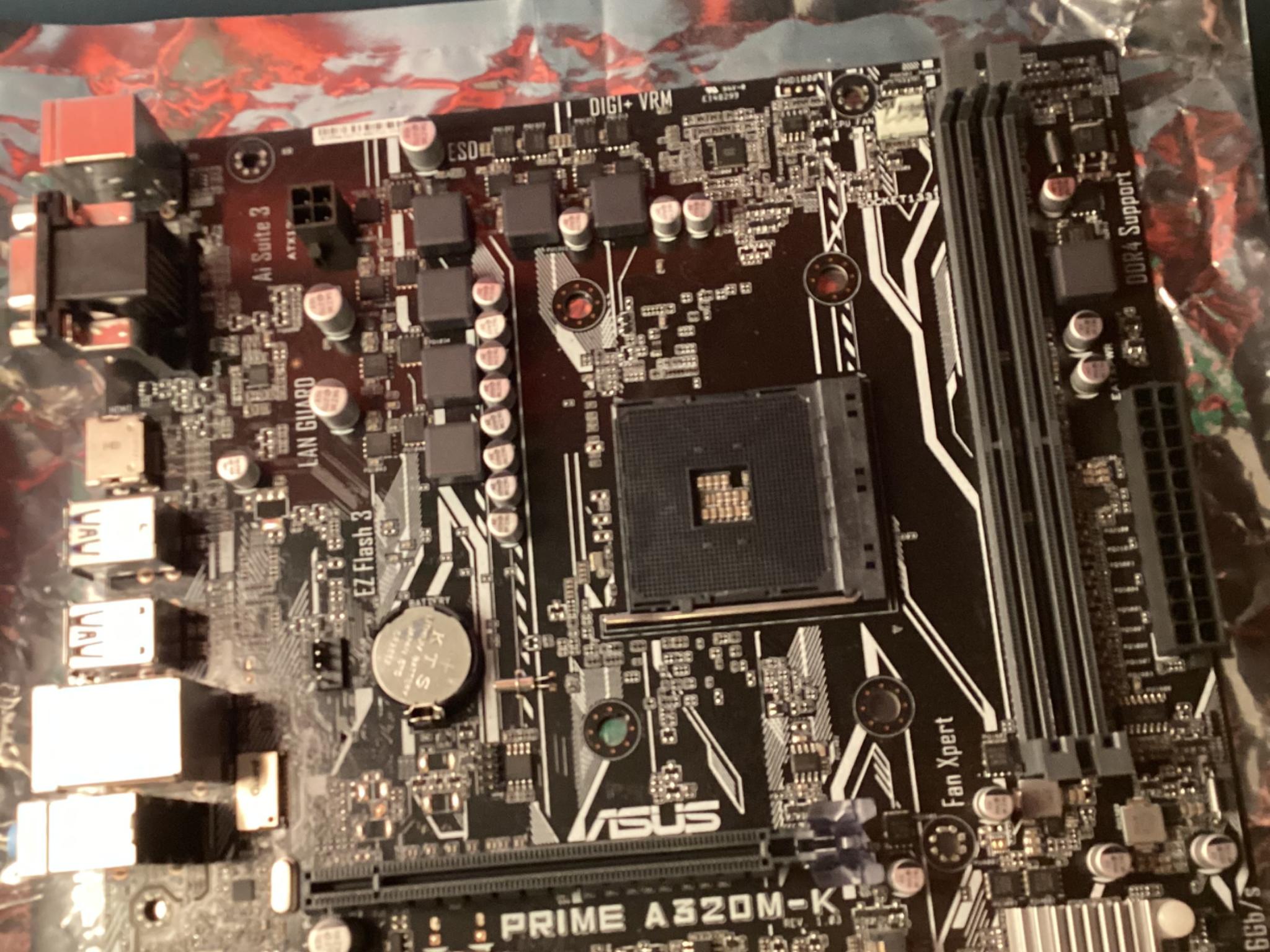 Asus prime a320m micro atx motherboard
