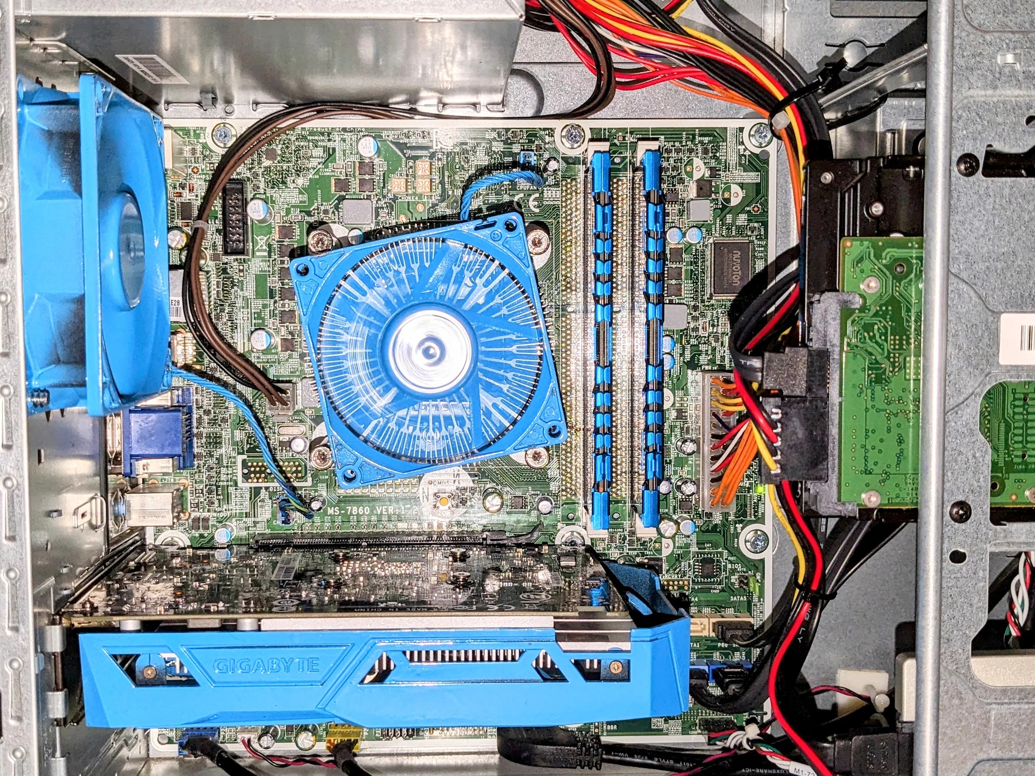 HP BlueFace🥶1080p FoRTNiTe PC💙🖤 Intel i5 💙🖤 GTX1050Ti💙🖤 16GB RAM💙🖤 Wi-Fi💙🖤Windows 11