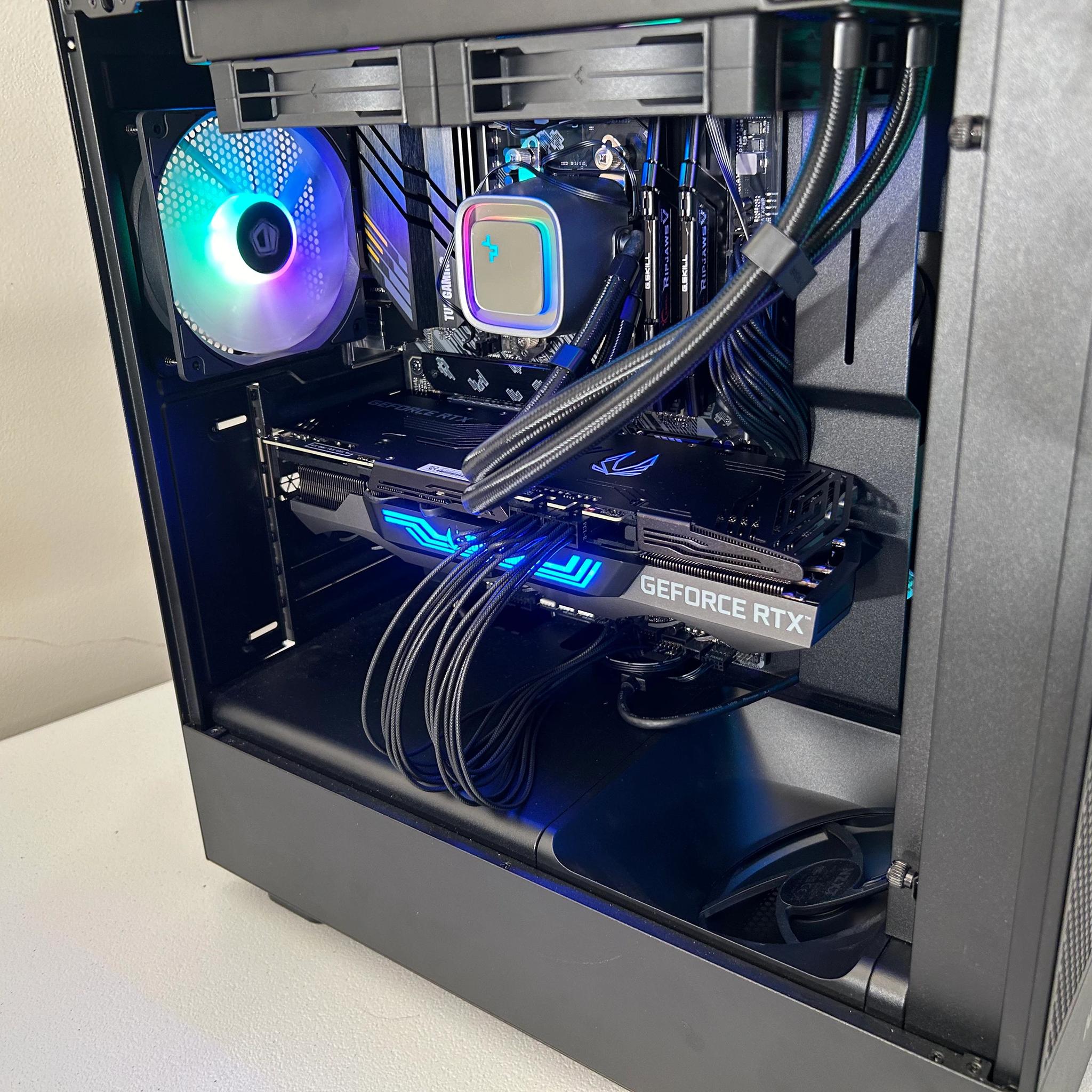 AMD 5800X3D + RTX 3070ti!  Water Cooled Gaming PC