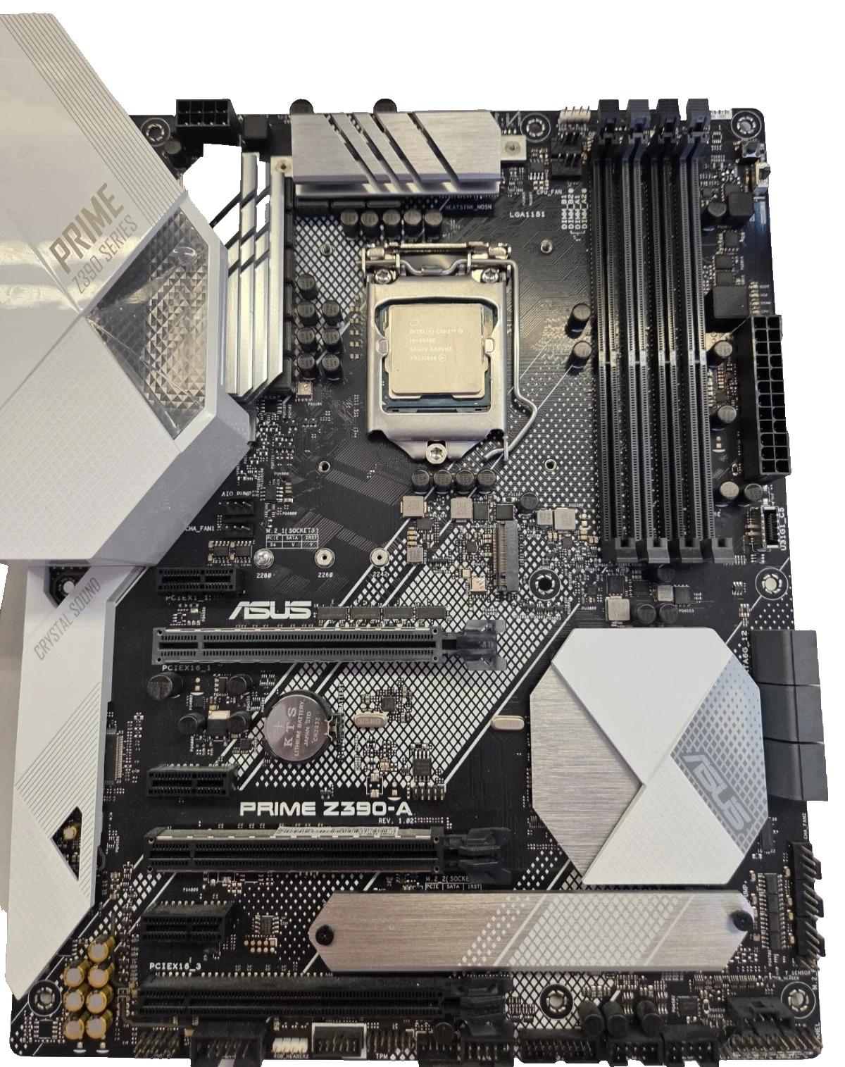 Intel i9-9900K + ASUS Prime Z390-A Combo (Clean, Tested)