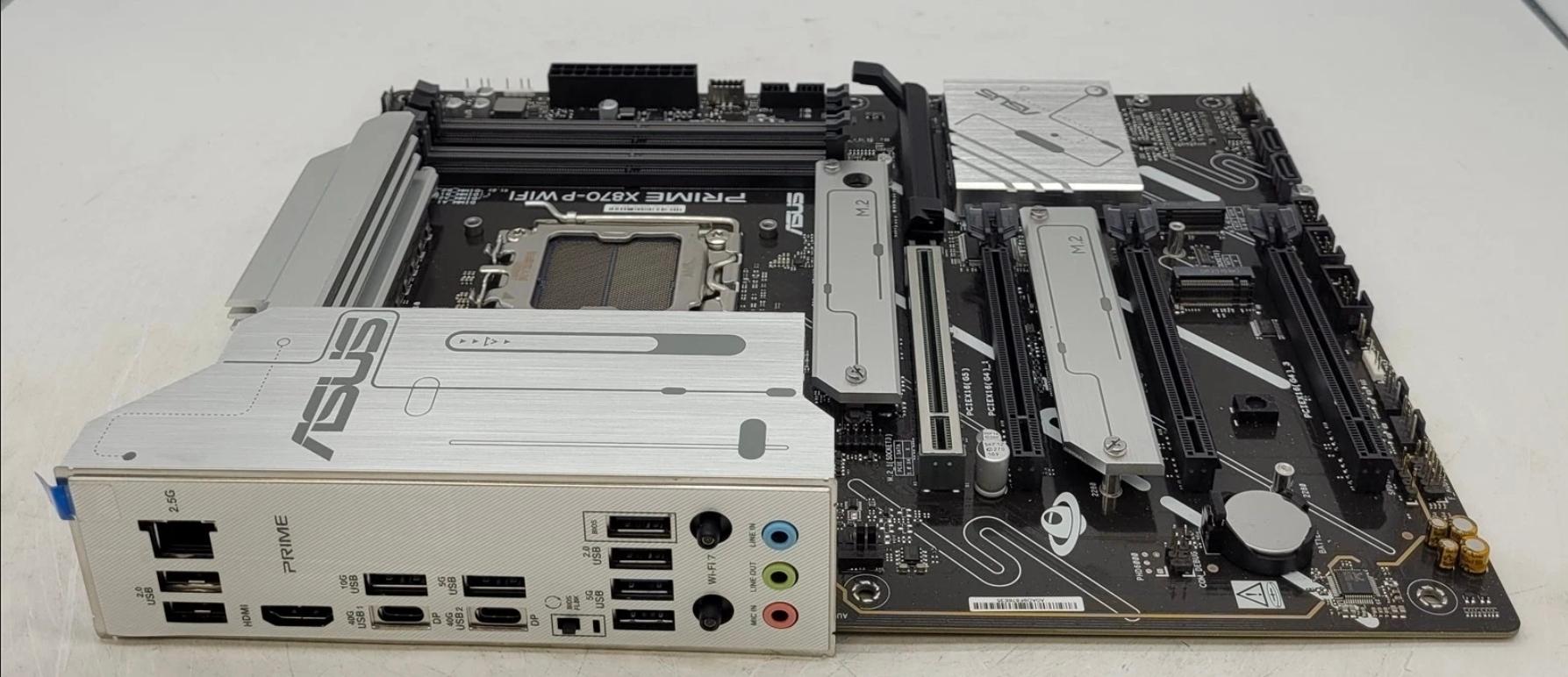 ASUS Prime X870-P WiFi + 7700X + 500GB NMVE AMD AM5 X870 DDR5, PCIe 5.0,  READ!!