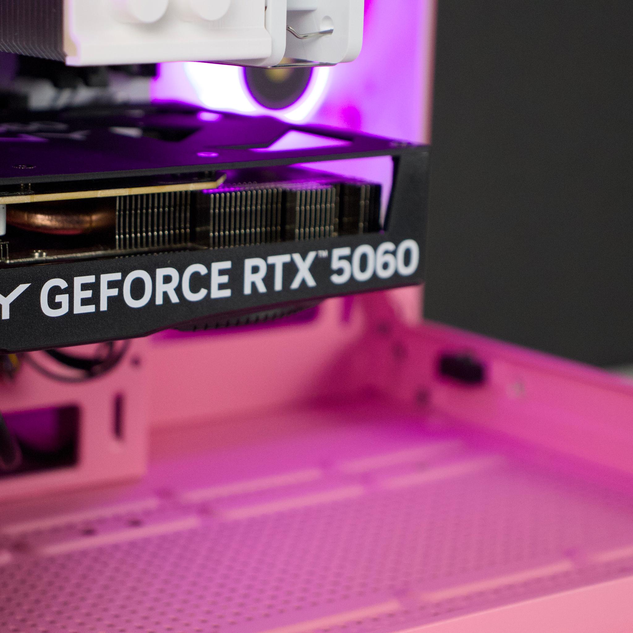 🩷🤍 - Pink Gaming PC - RTX 5060, Ryzen 5 5600X, 32GB DDR4, 1TB SSD - WiFi/BlueTooth🤍🩷