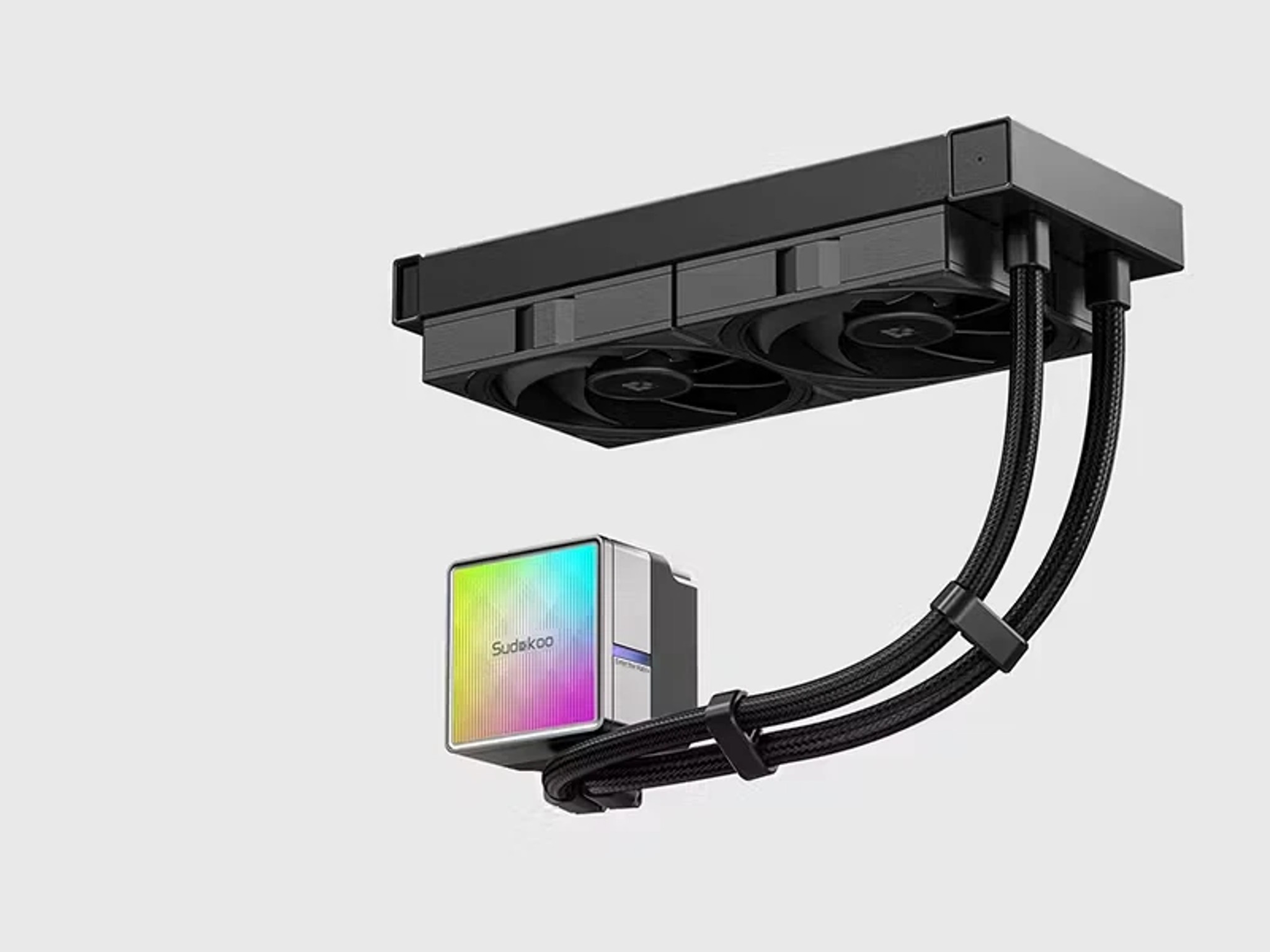 SUDOKOO NEXAURA 240 Black Liquid AIO CPU Cooler ARGB diamond glow