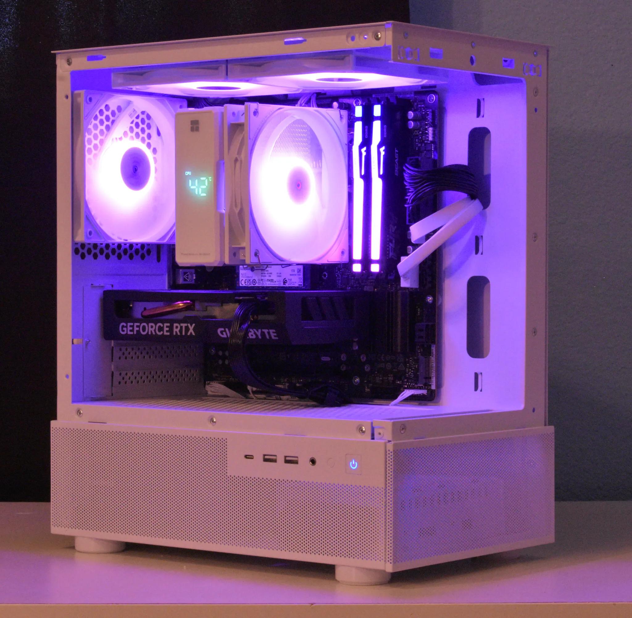 ⬜Whiteout v2⬜ Ryzen 5 7500F | RTX 4060 8GB | 16GB Ram 6000mhz | 1TB nVME Gen4 SSD | Win11 Pro + Wifi