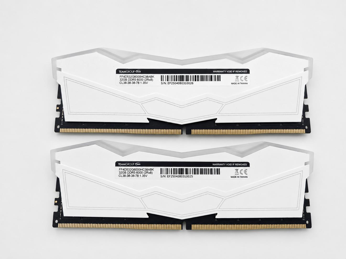 64GB DDR5 RAM Kit – WhiteTeamGroup T-Force Delta RGB