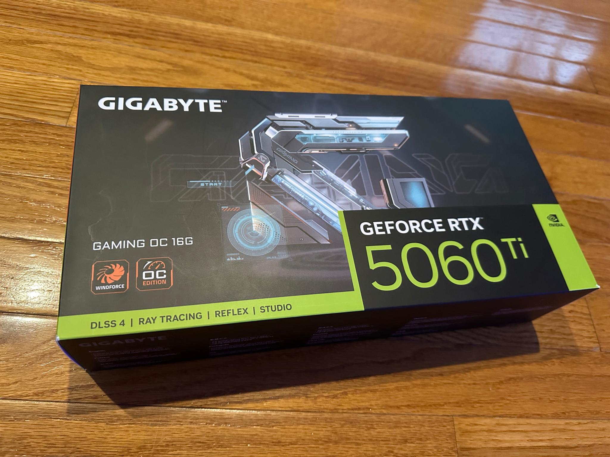 Gigabyte NVIDIA RTX 5060 Ti Gaming Overclocked Triple Fan 16GB