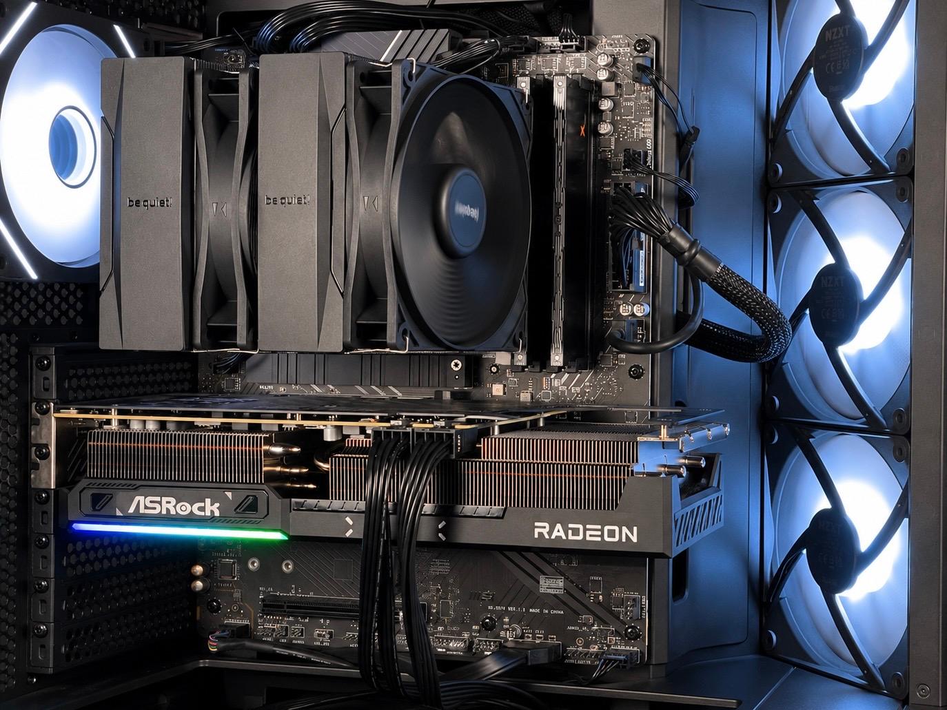 ⚪⚡ VULCAN Gaming PC | RX 9070 XT 16GB | Ryzen 5 7600X | 32GB DDR5 RAM | 1TB NVME | FREE SHIPPING