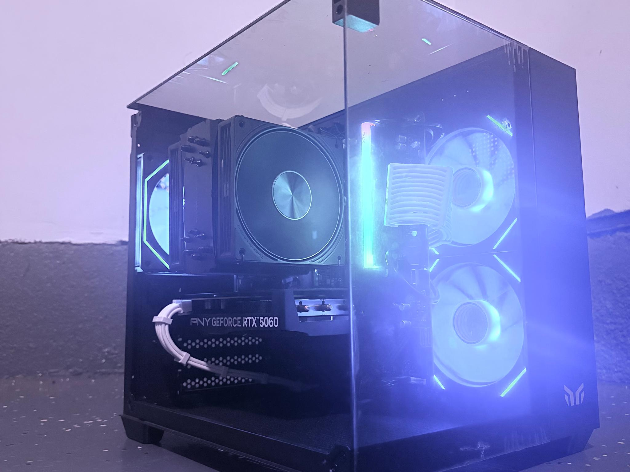 🌈"Arctic Eclipse"⚪️ | 1080p Gaming | RTX 5060 | Ryzen 5 8400F | 16GB DDR5 | 1TB SSD | Free Shipping