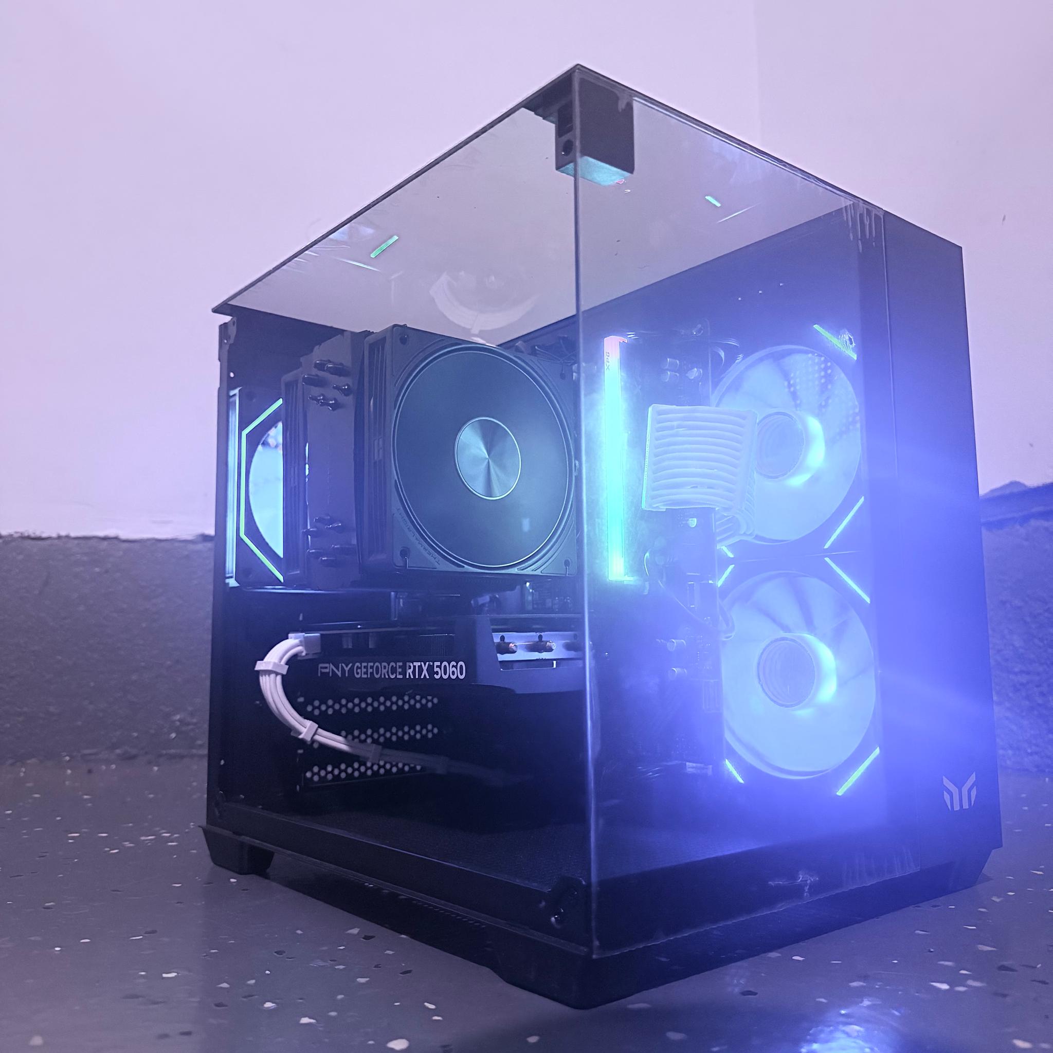 🌈"Arctic Eclipse"⚪️ | 1080p Gaming | RTX 5060 | Ryzen 5 8400F | 16GB DDR5 | 1TB SSD | Free Shipping