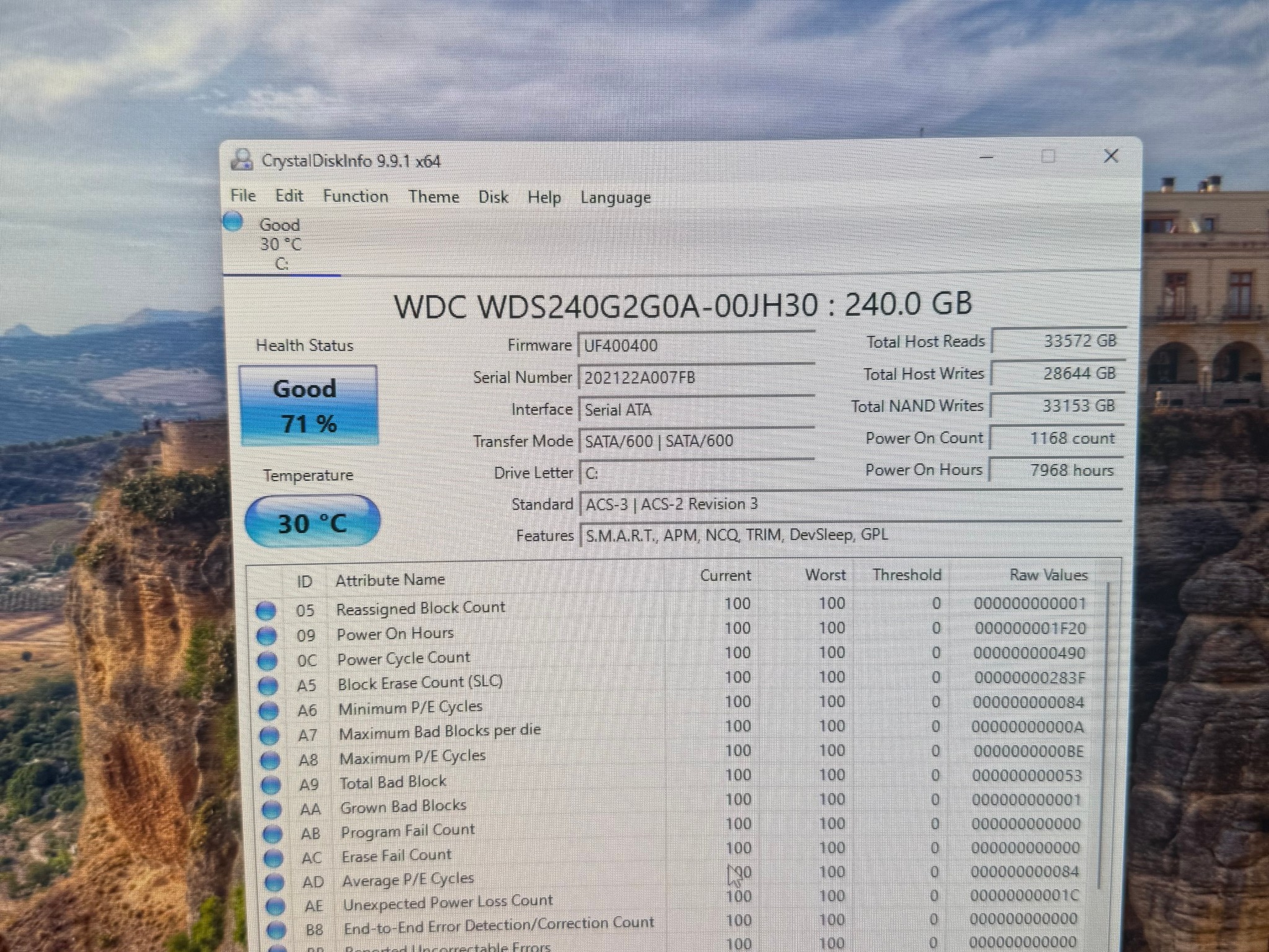 Used 240gb WD Green 2.5 inch SATA SSD