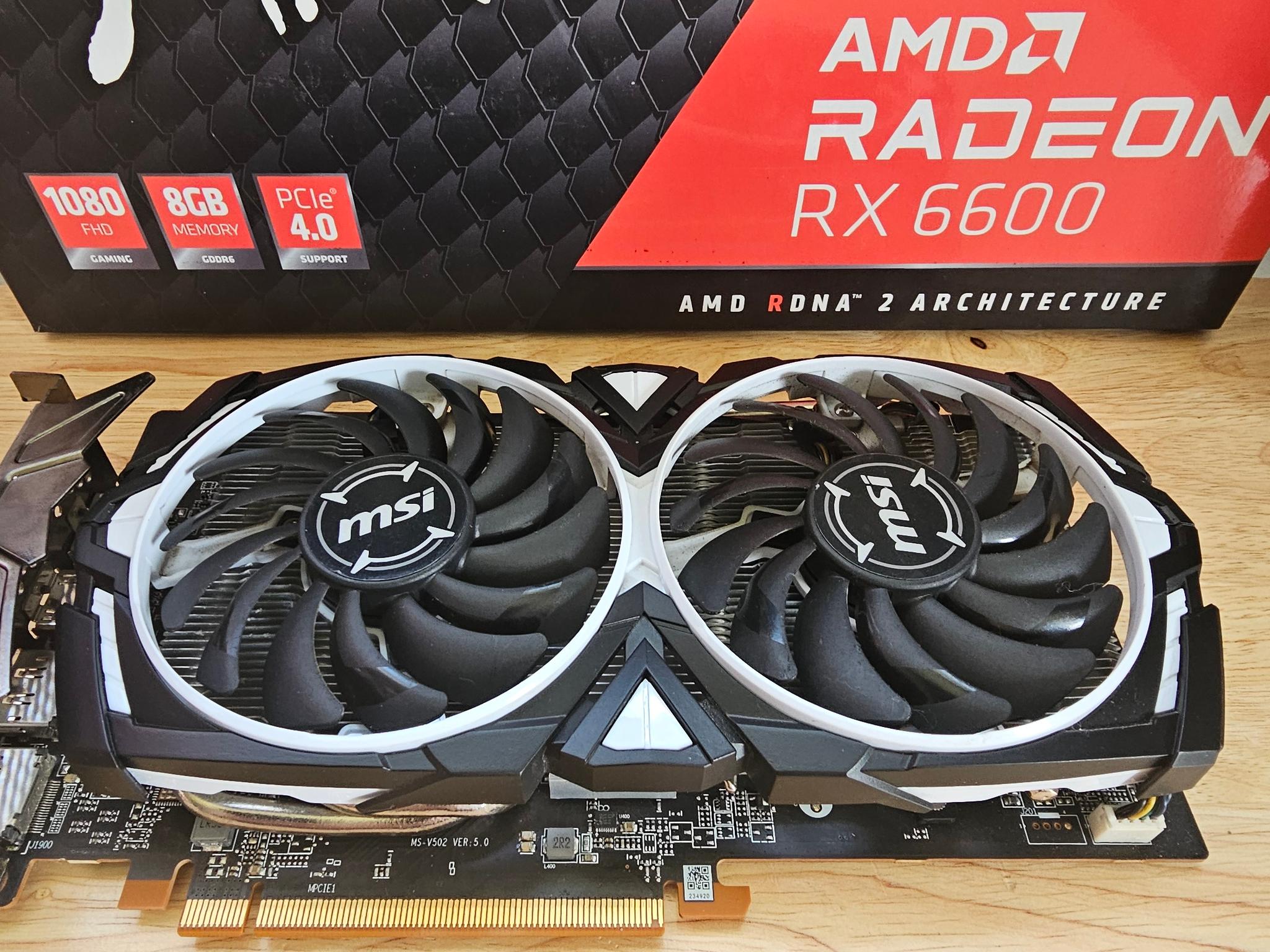 MSI ARMOR Radeon RX 6600
