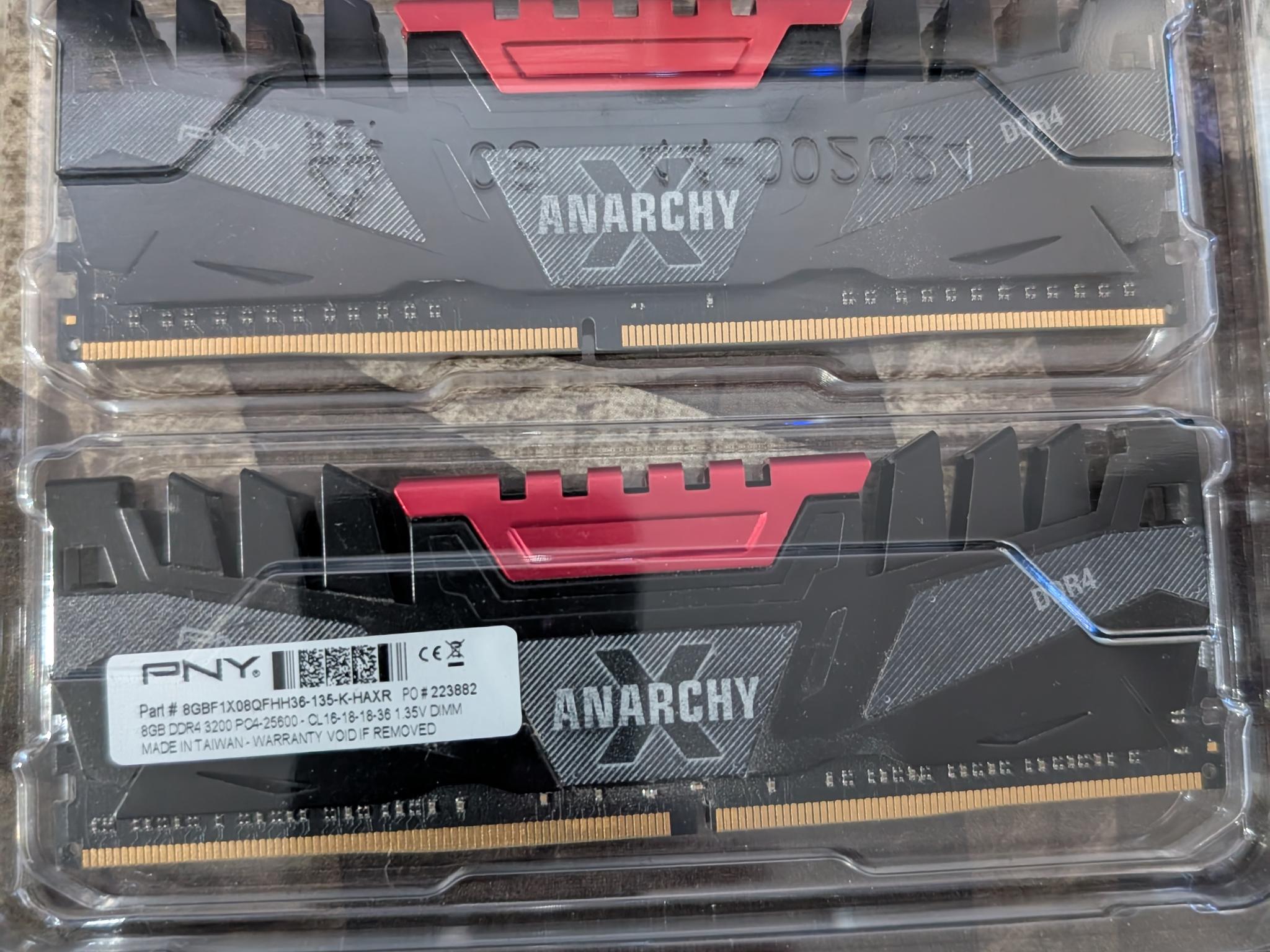 DDR4 PNY Anarchy 3200
