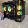 Black Gaming PC - 5060 8GB  - Ryzen 5 5600G  - 16GBs ram - 512GB Nvme