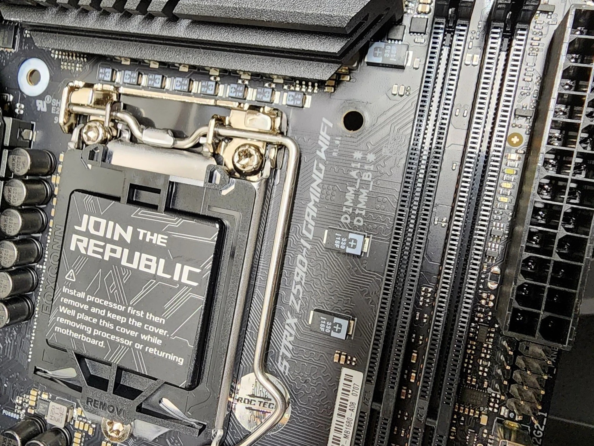 UPDATED BIOS ASUS ROG STRIX Z590-I GAMING WIFI 6E LGA1200 DDR4 M-ITX MOTHERBOARD
