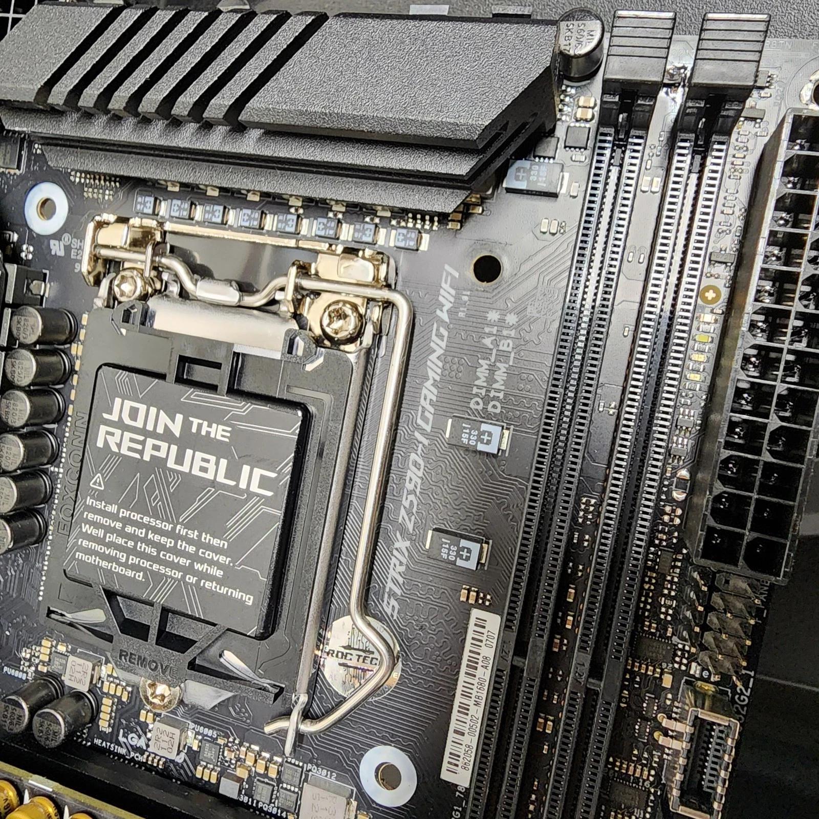 UPDATED BIOS ASUS ROG STRIX Z590-I GAMING WIFI 6E LGA1200 DDR4 M-ITX MOTHERBOARD