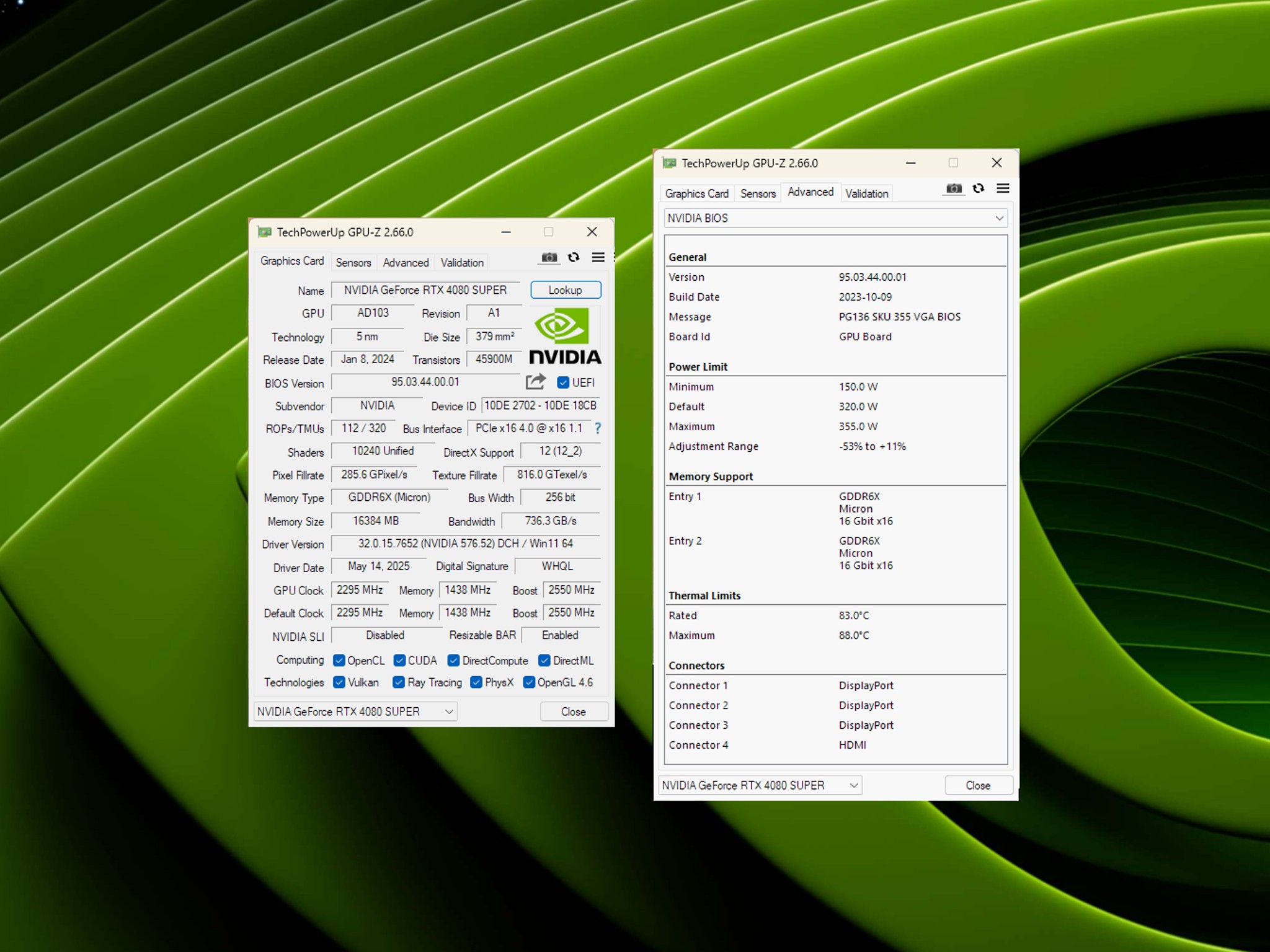 New RTX 4080 SUPER 16GB Nvidia Founders Edition