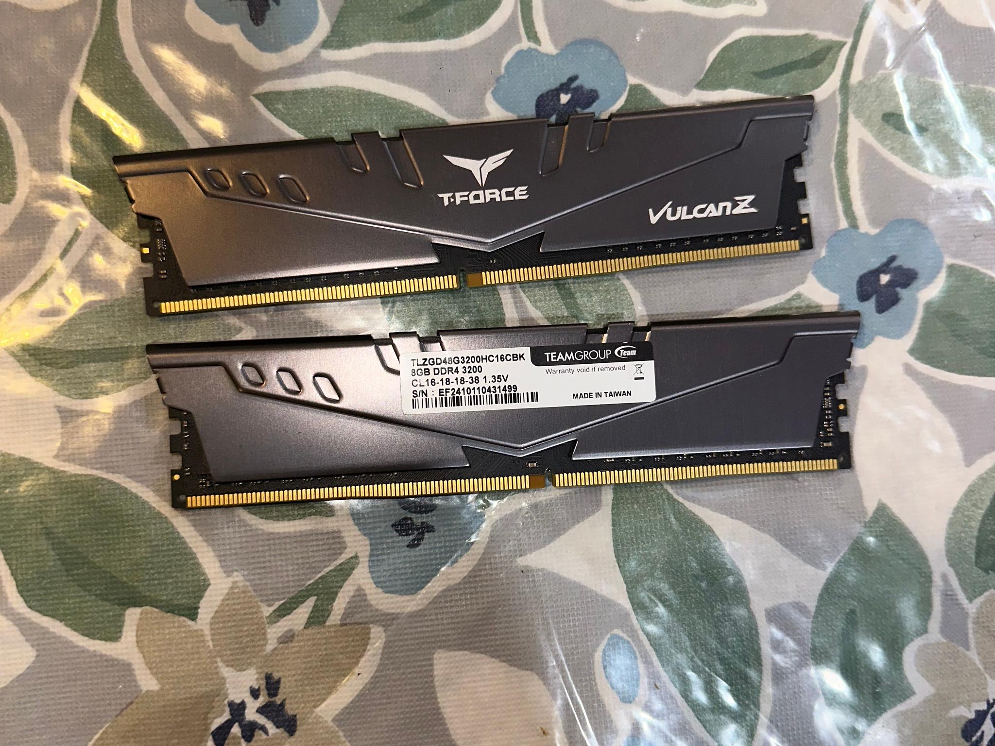 TeamGroup T-Force Vulcan Z 16GB (2x8GB) RAM DDR4 3200MHz