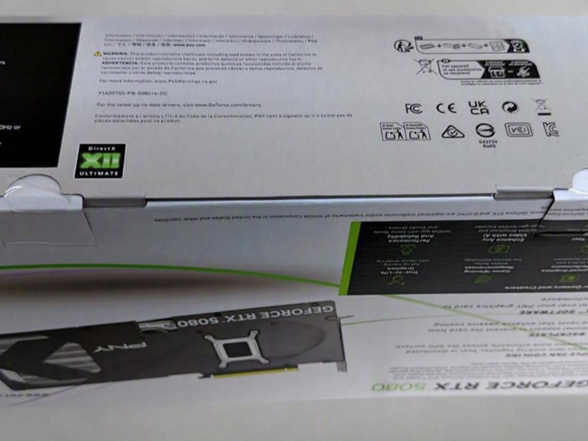 BNIB PNY Geforce RTX 5080 Triple Fan OC