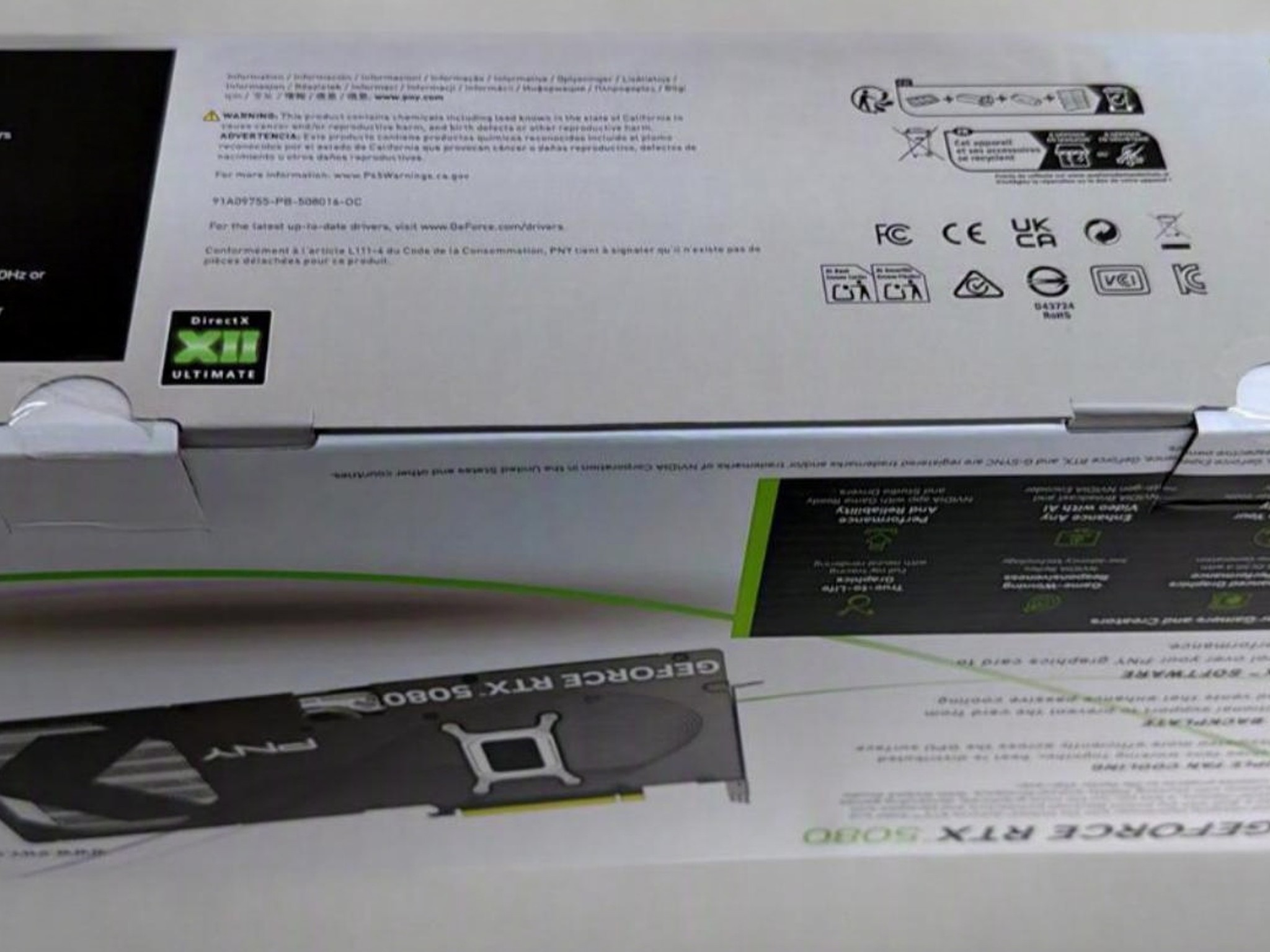 BNIB PNY Geforce RTX 5080 Triple Fan OC