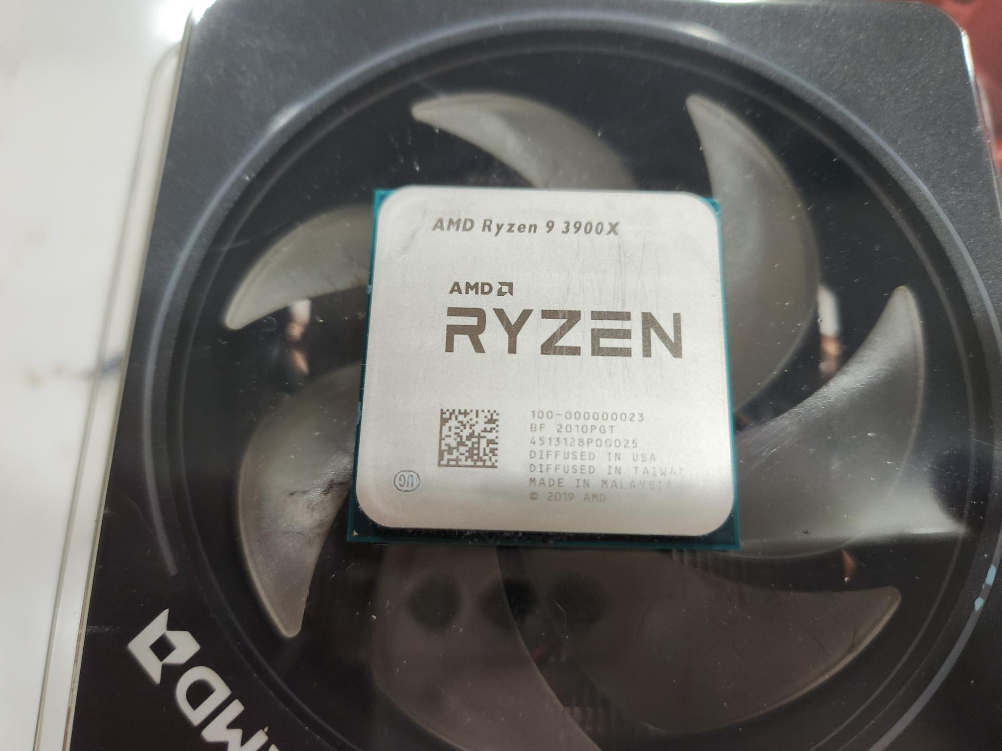 AMD Ryzen 9 3900x BOX CPU 12c/24t w/ Wrath Prism cooler