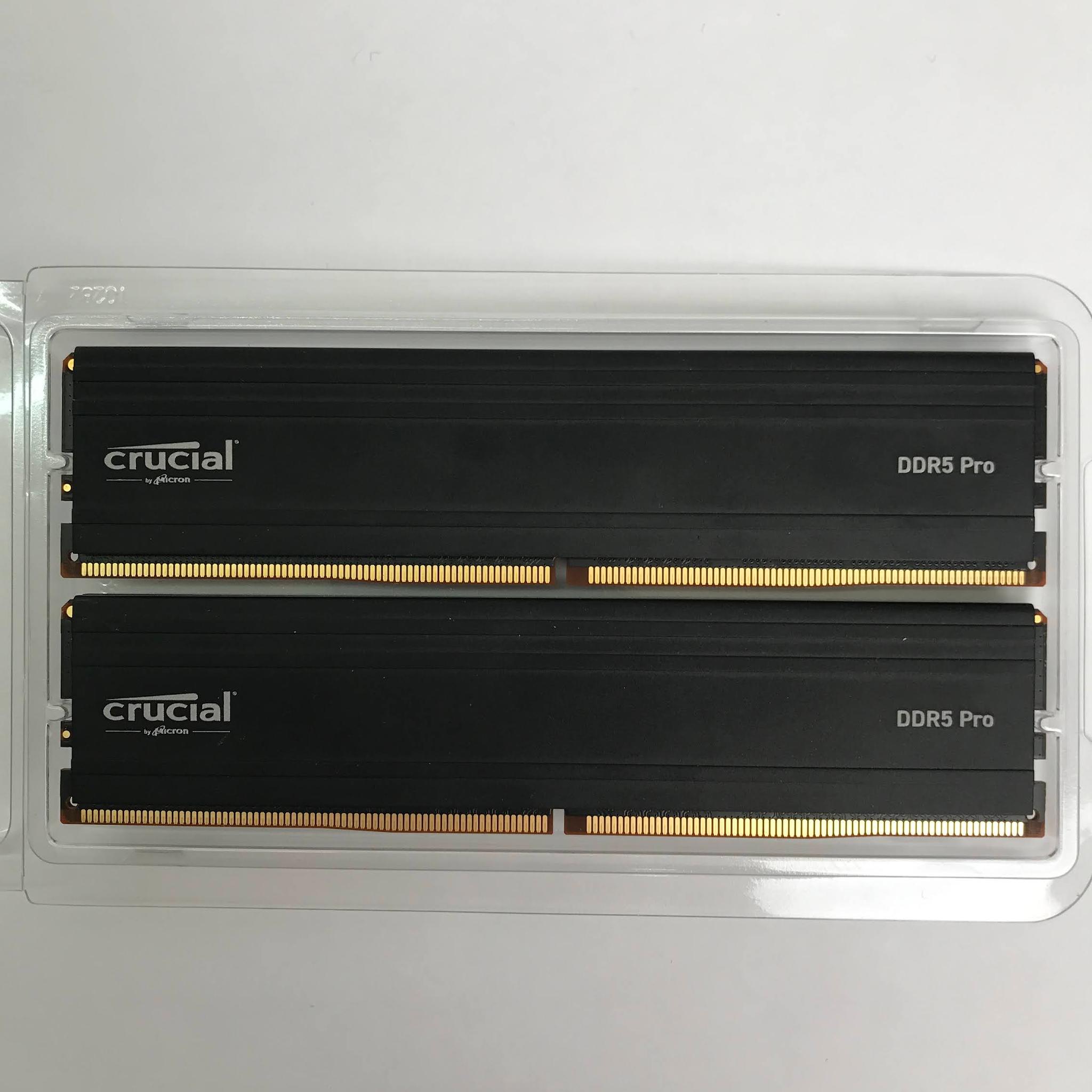Crucial - Pro 48GB (2 x 24GB) DDR5 6000 (PC5 48000) XMP 3.0 & AMD EXPO Ready