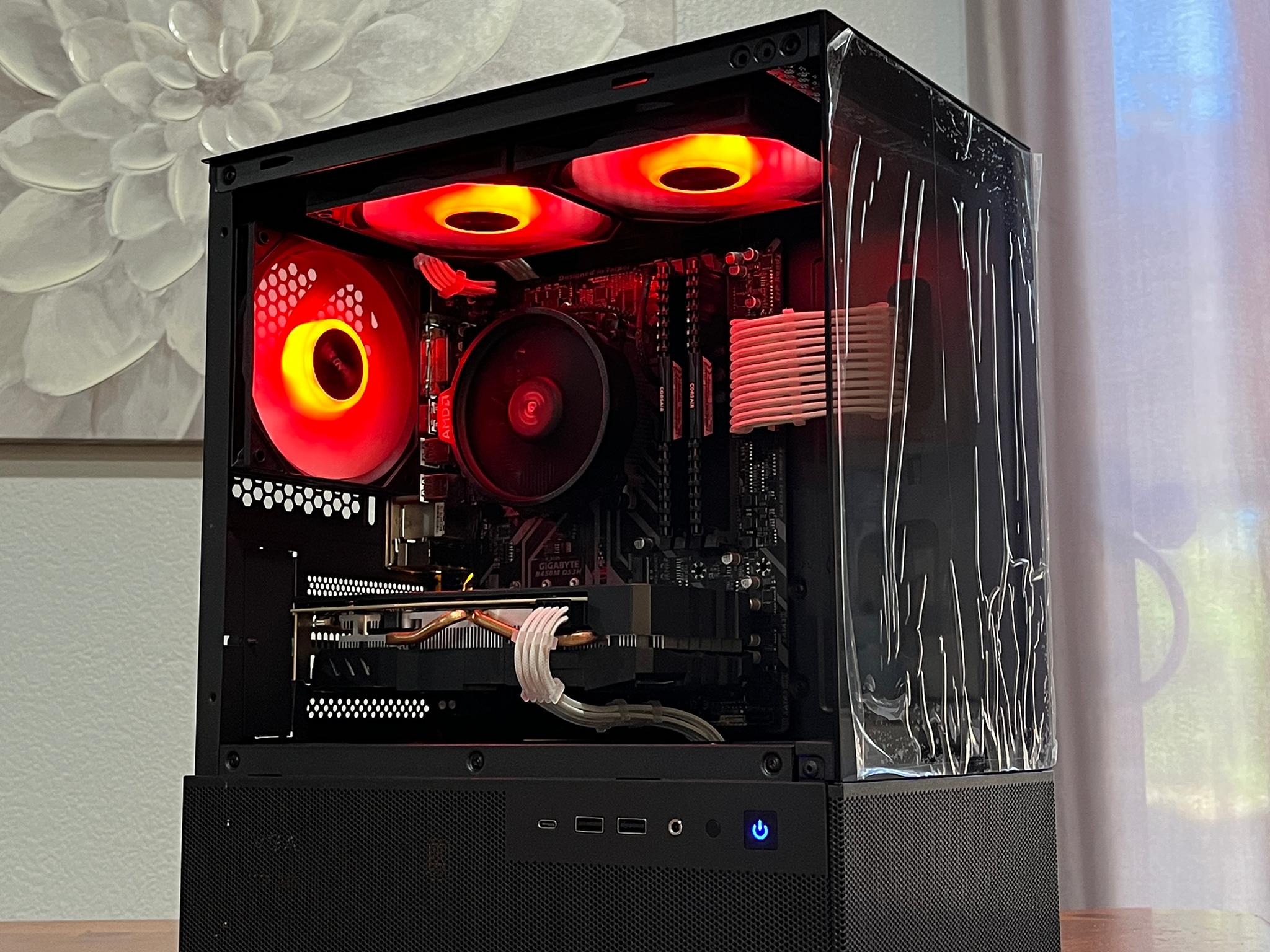 RX 580 8GB, Ryzen 7 2700X, 16GB RAM | Black RGB Gaming Computer/PC