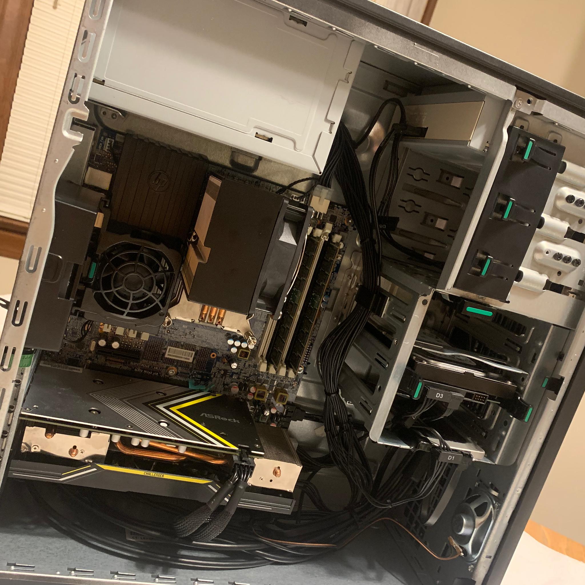 Upgraded HP Z420, Xeon E5-1660, AMD RX 5600XT, 32gb RAM
