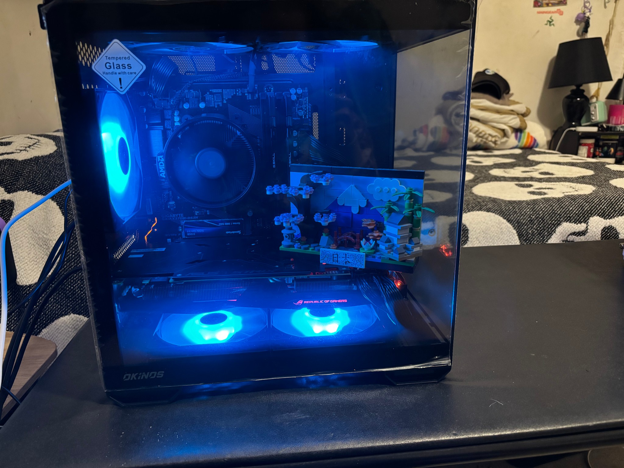 “Perfect All Black Gaming PC"| GTX 1080 8GB | Plug And Play Ready|