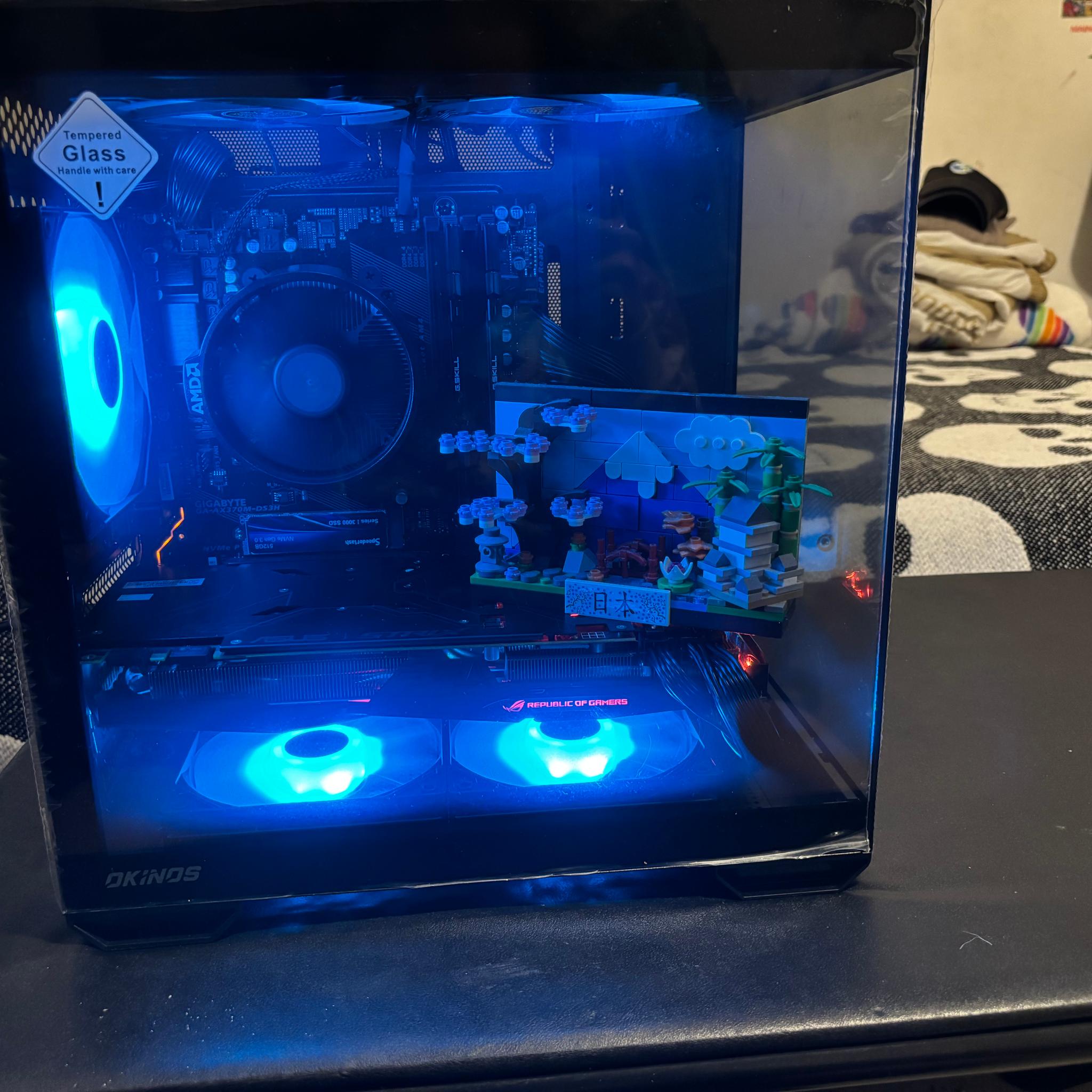 “Perfect All Black Gaming PC"| GTX 1080 8GB | Plug And Play Ready|