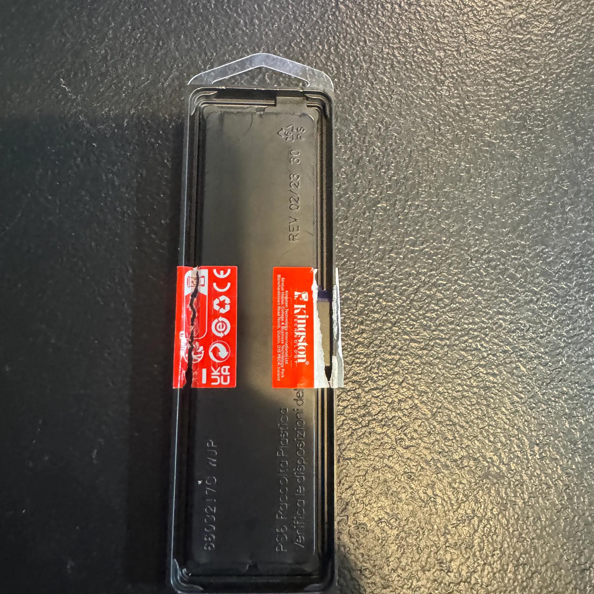 Kingston (1X16GB) 16GB Kit Of Ram DDR5 4800MHZ Open Box