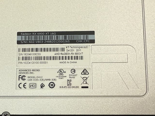 MSI AMD Radeon RX 6900 XT - 16GB GDDR6 - Like New!  In Original Box!