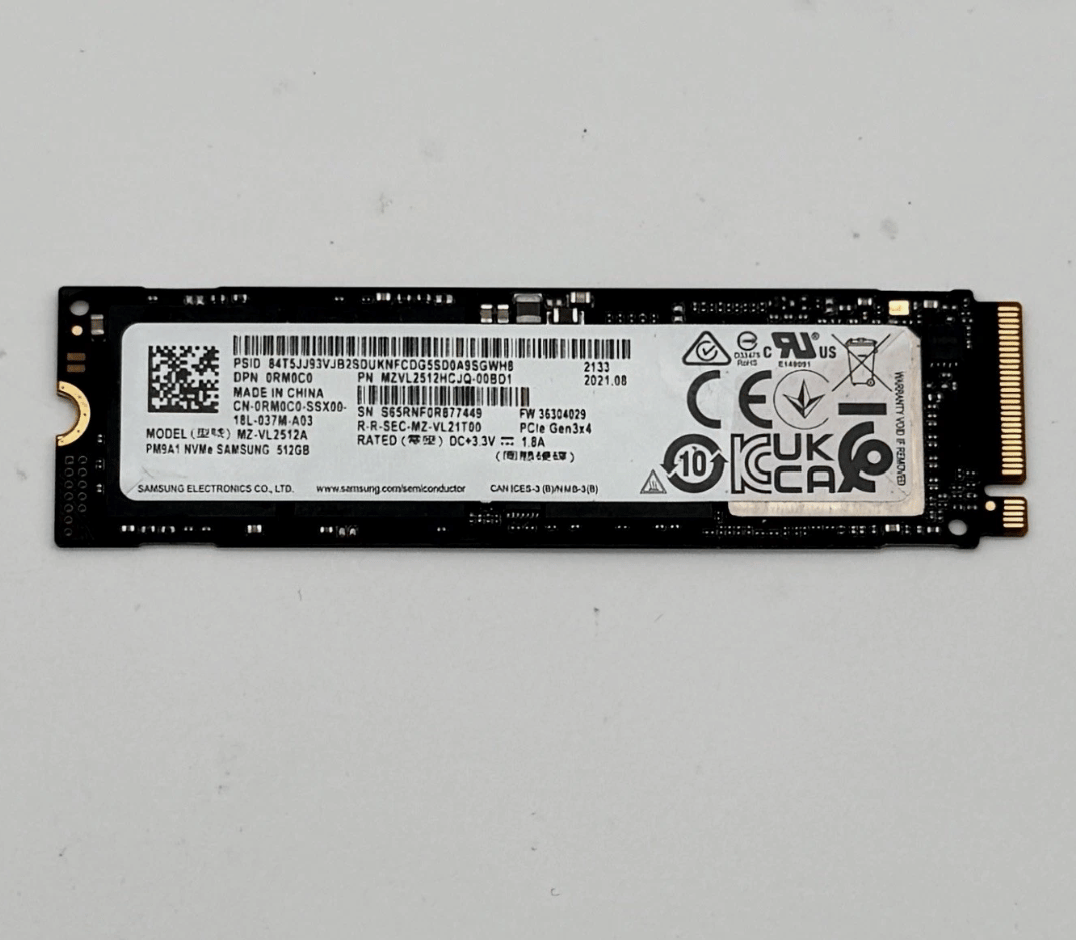 Samsung PMB9B1 OEM SSD 512GB (Gen4.0x4)