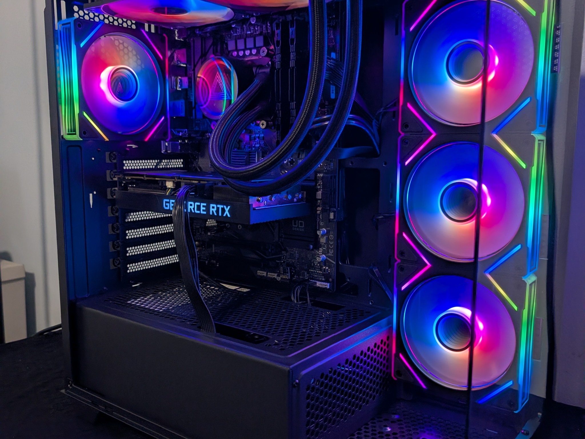RTX 3060 ti-Intel I7-11700-32GB DDR4 3200-1.5TB Total Storage Gaming PC